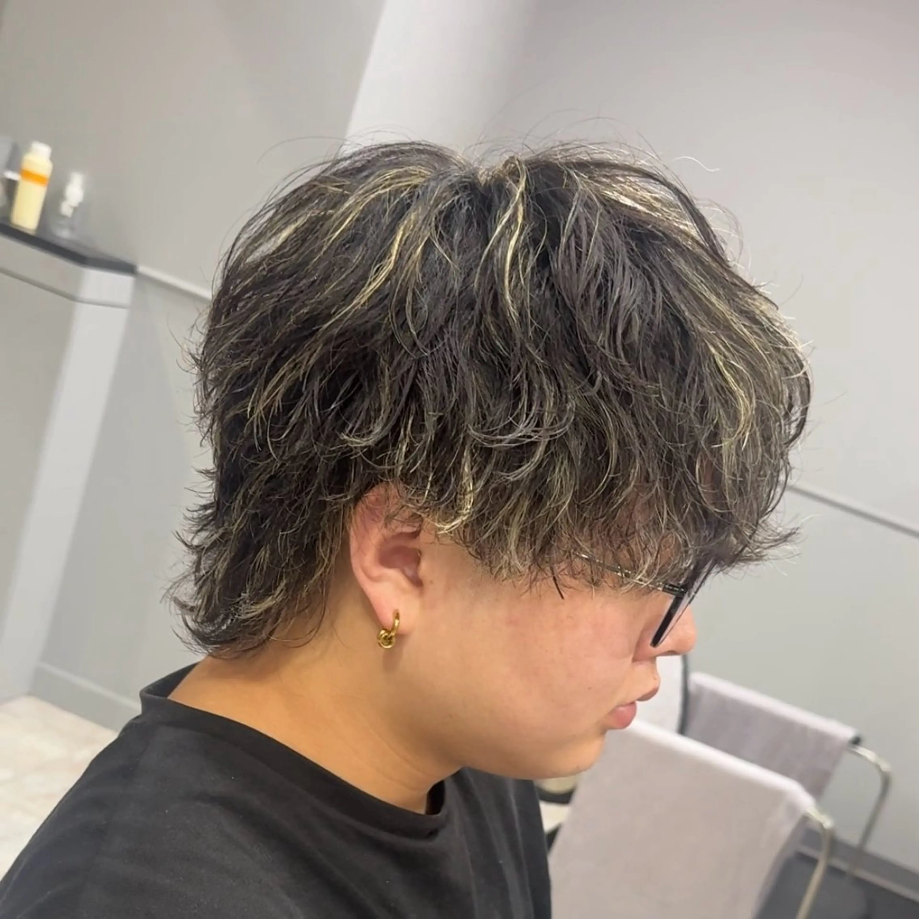 パーマ メンズ メンズメッシュ メンズパーマ カット パーマ Miyabi.💋 ABEYLEVRAIのヘアスタイル