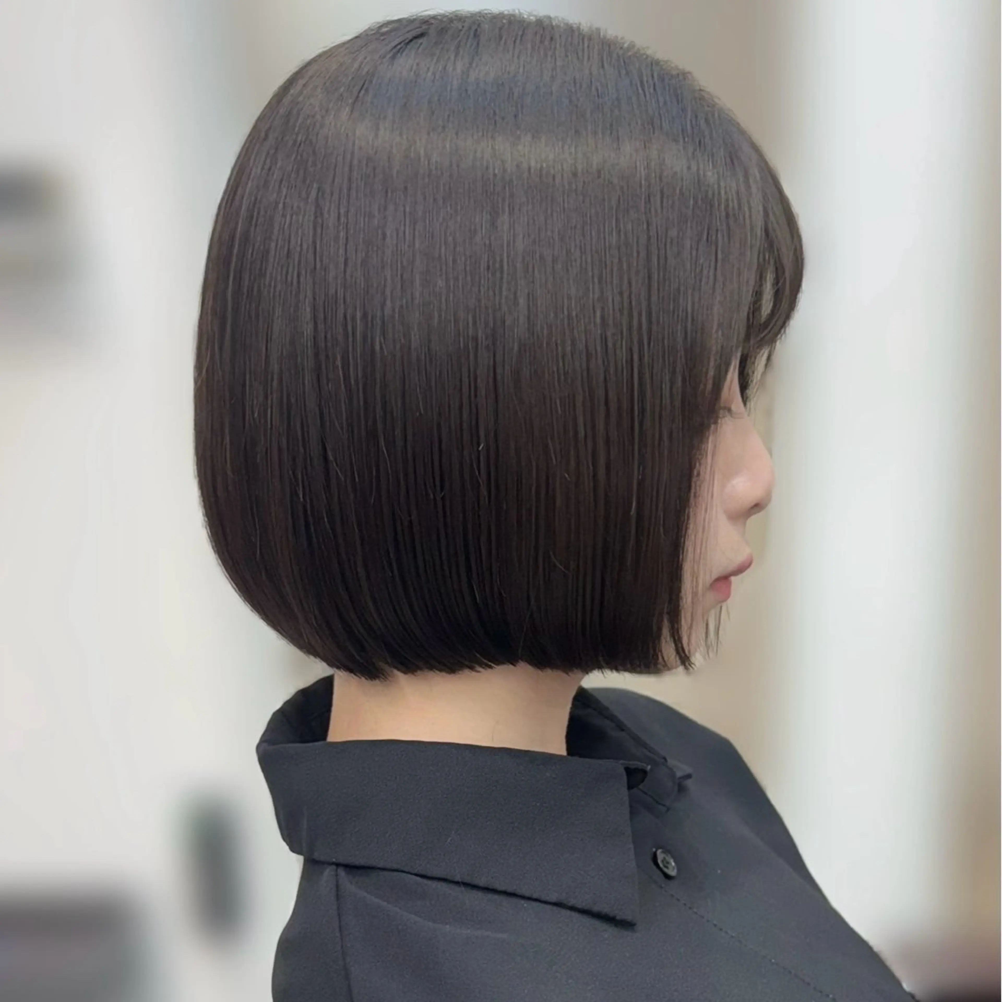 ショート カット トリートメント たぴ。ぱつっとボブ/ つや髪🍒髪質改善のヘアスタイル