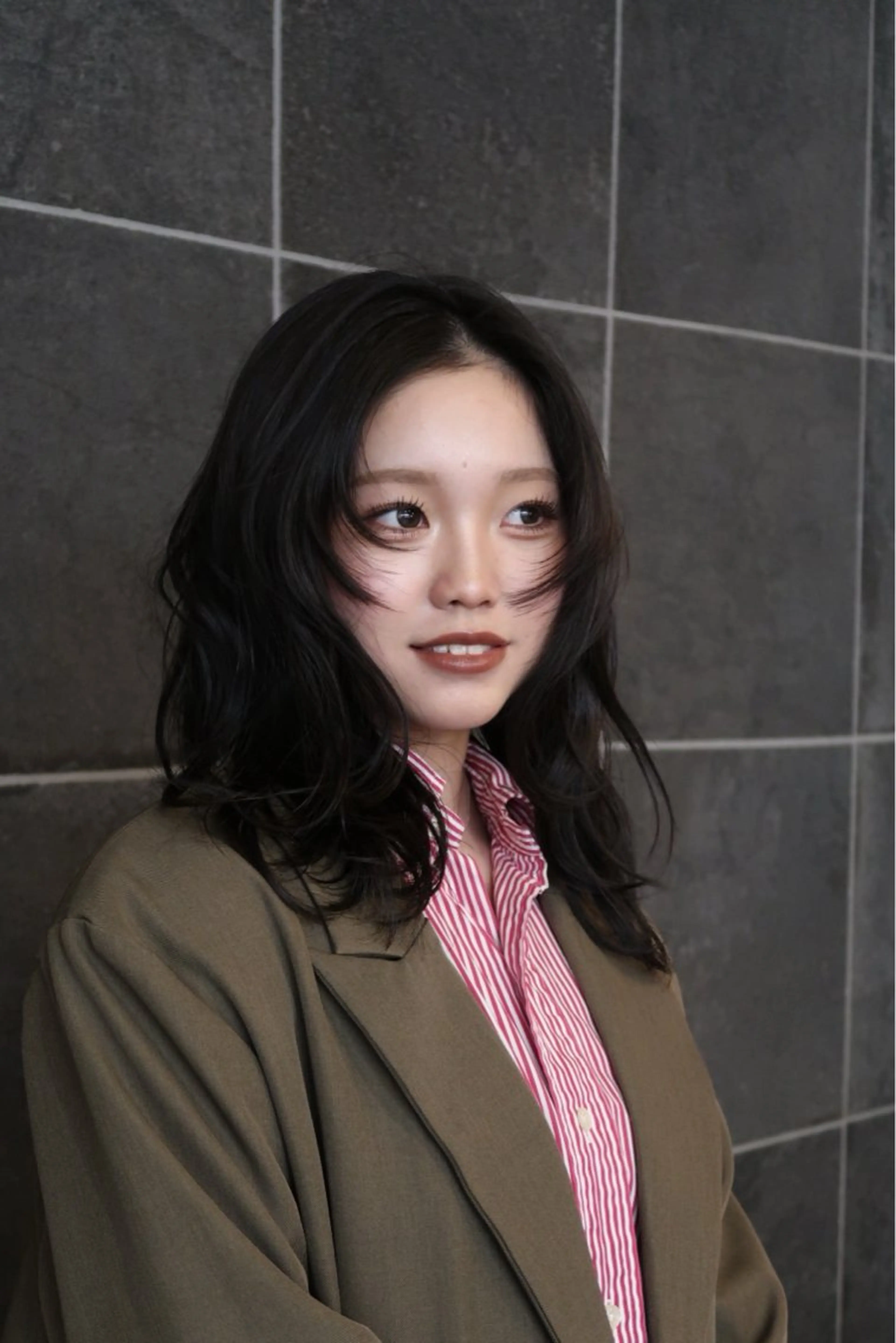 ミディアム ヘアカラー 心斎橋美容室🐩 KANONのヘアスタイル