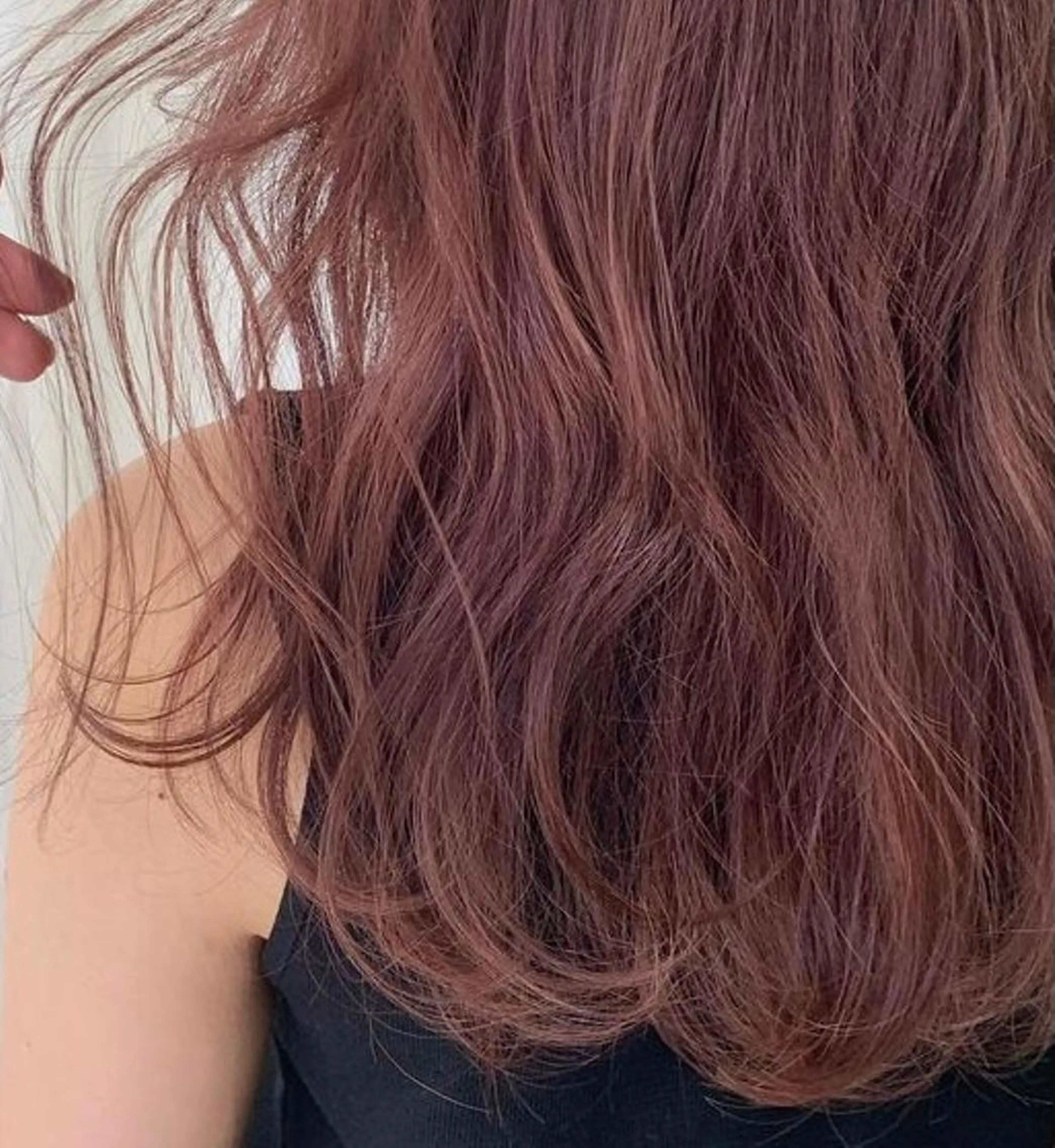 ロング カラー ブラウンカラー カシス ヘアカラー ヘアセット🎀パーマ Tsubasaのヘアスタイル
