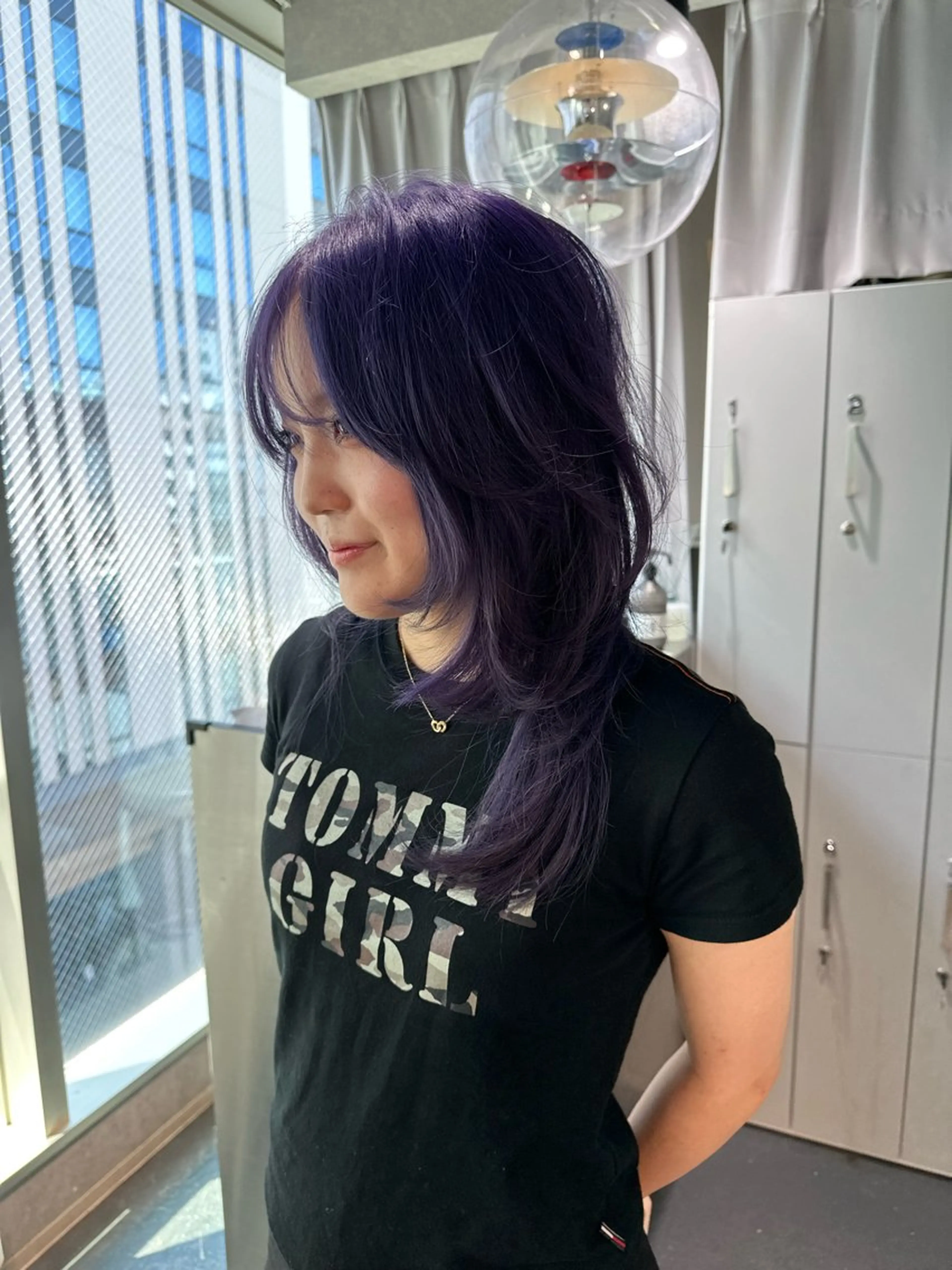 セミロング カラー カット ヘアカラー トリートメント ケアブリーチ特化✨/ 艶カラー/エクステのヘアスタイル