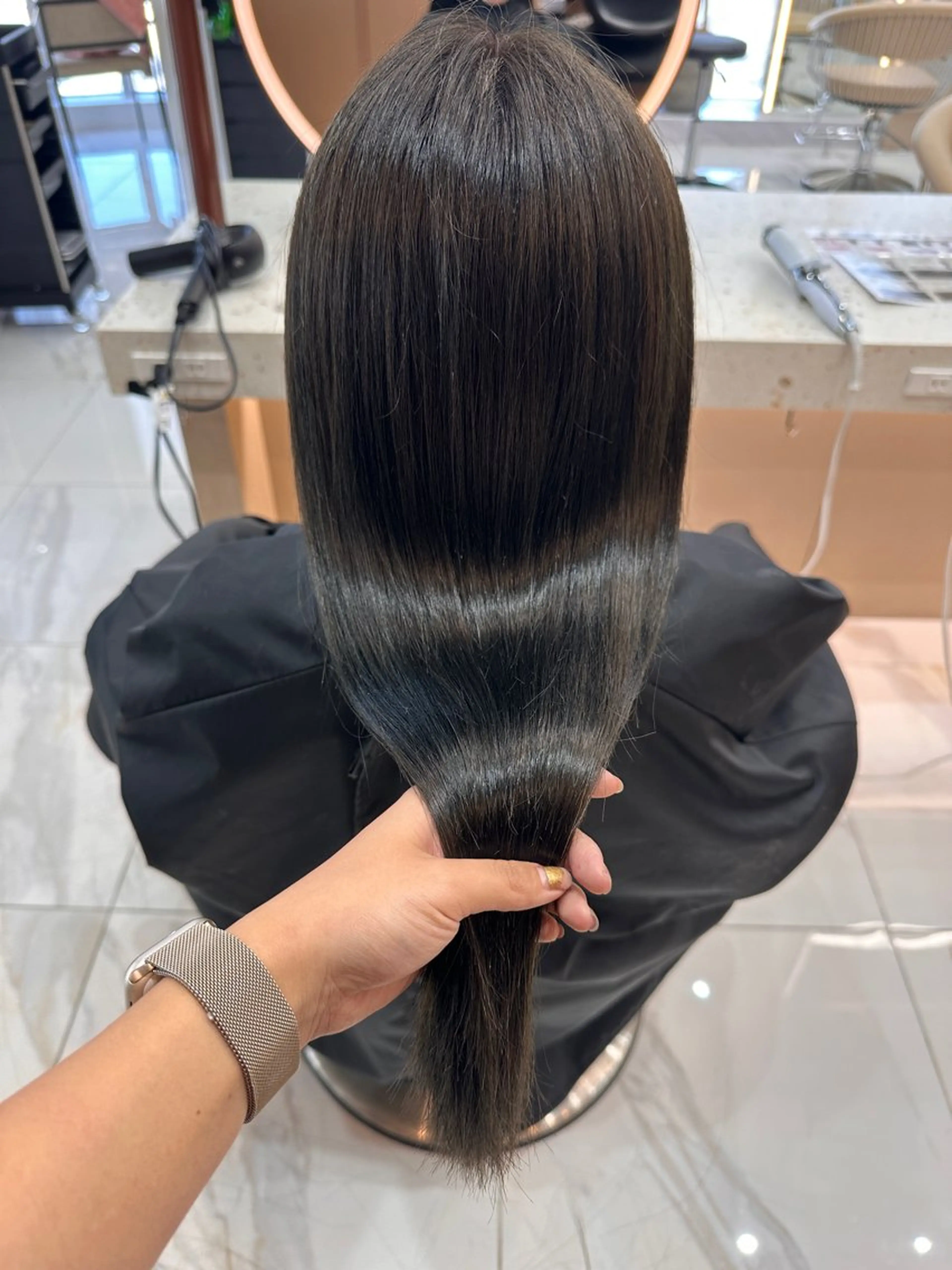 ロング カットモデル募集 長谷川のヘアスタイル