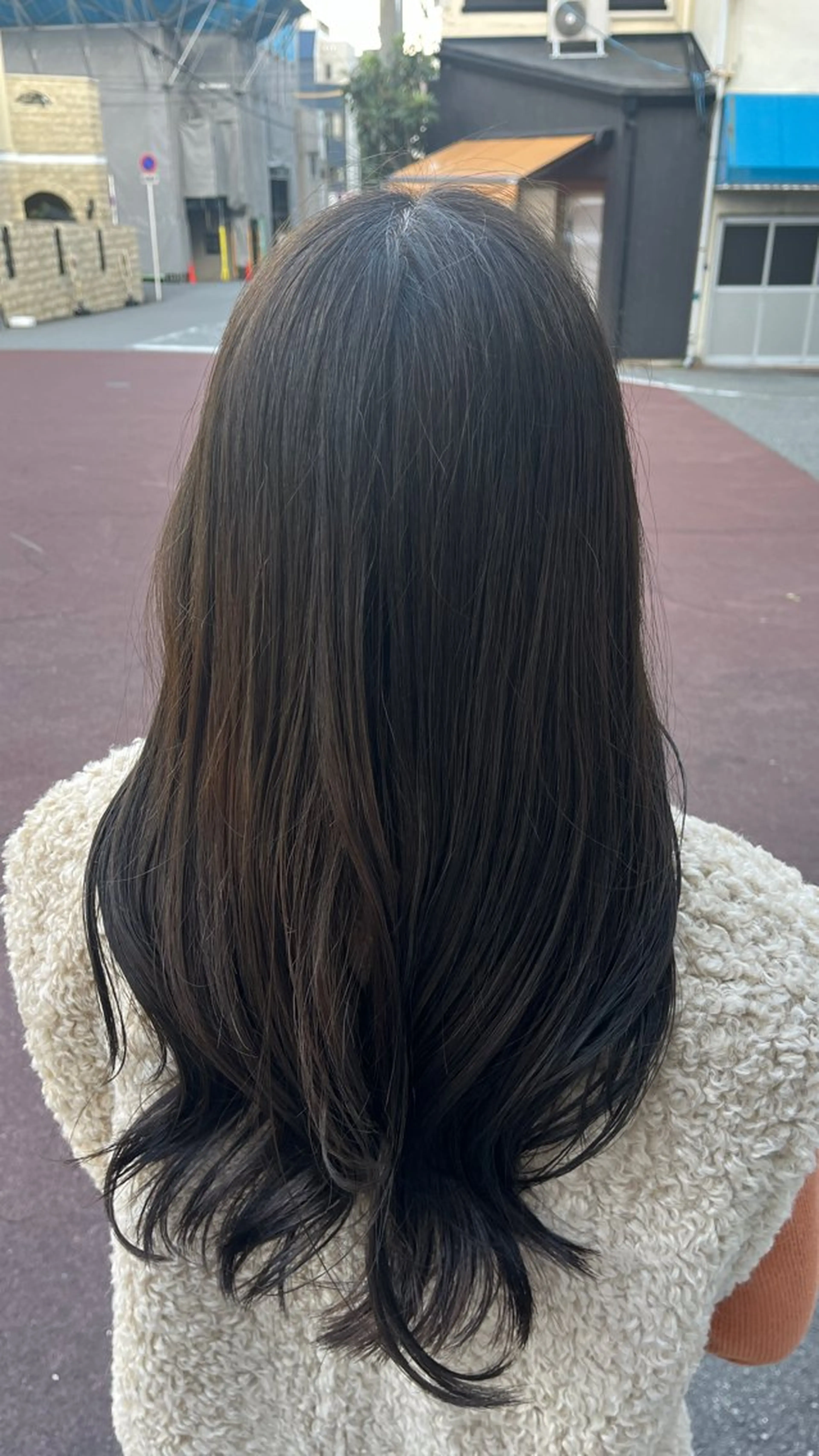 ロング カラー ブラウンカラー オリーブブラウン 天王寺美容室/カット モデル募集/miiaのヘアスタイル