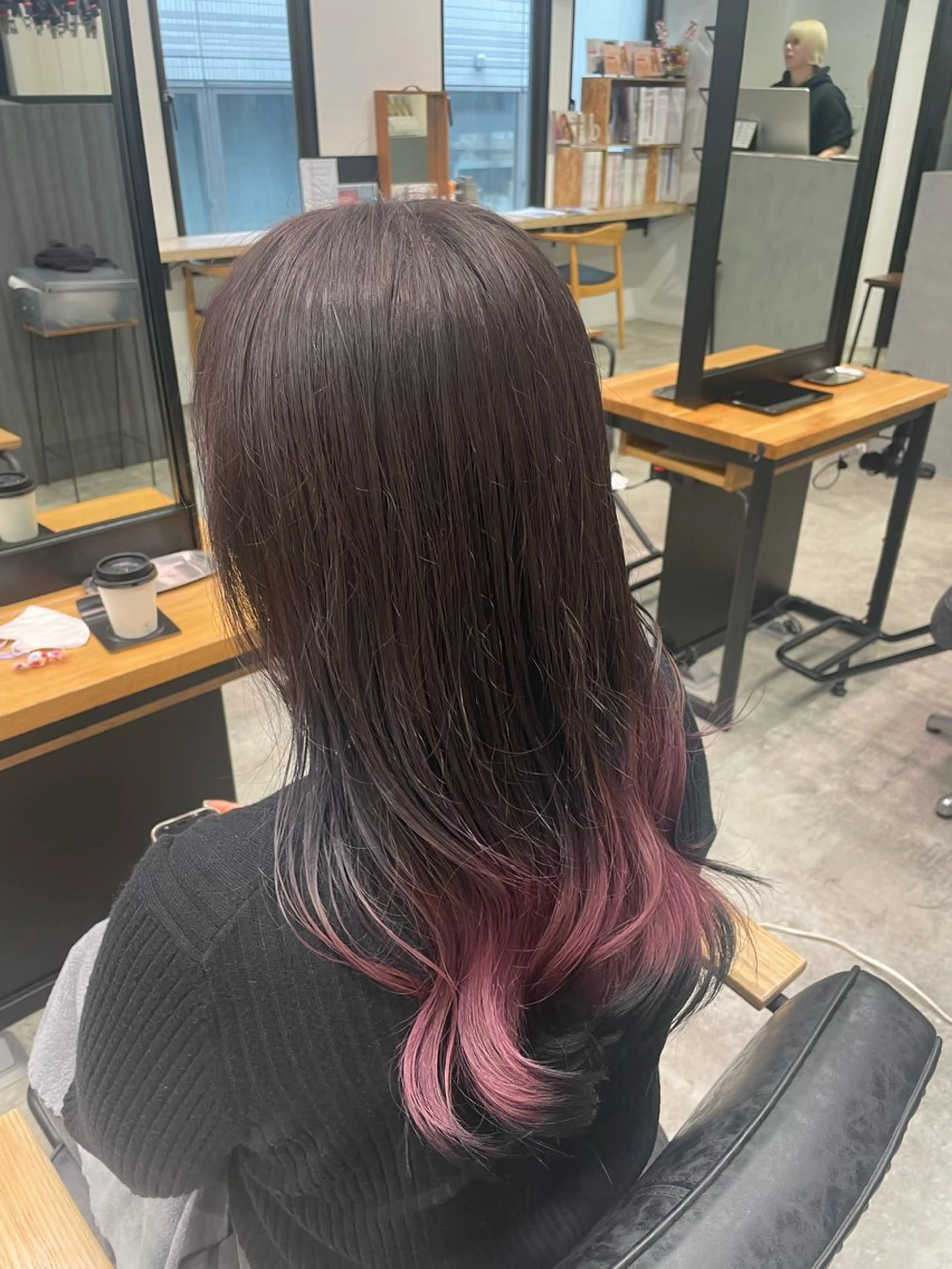 ロング カラー ヘアカラー 艶カラー🍒‎🤍 陽花のその他イメージ