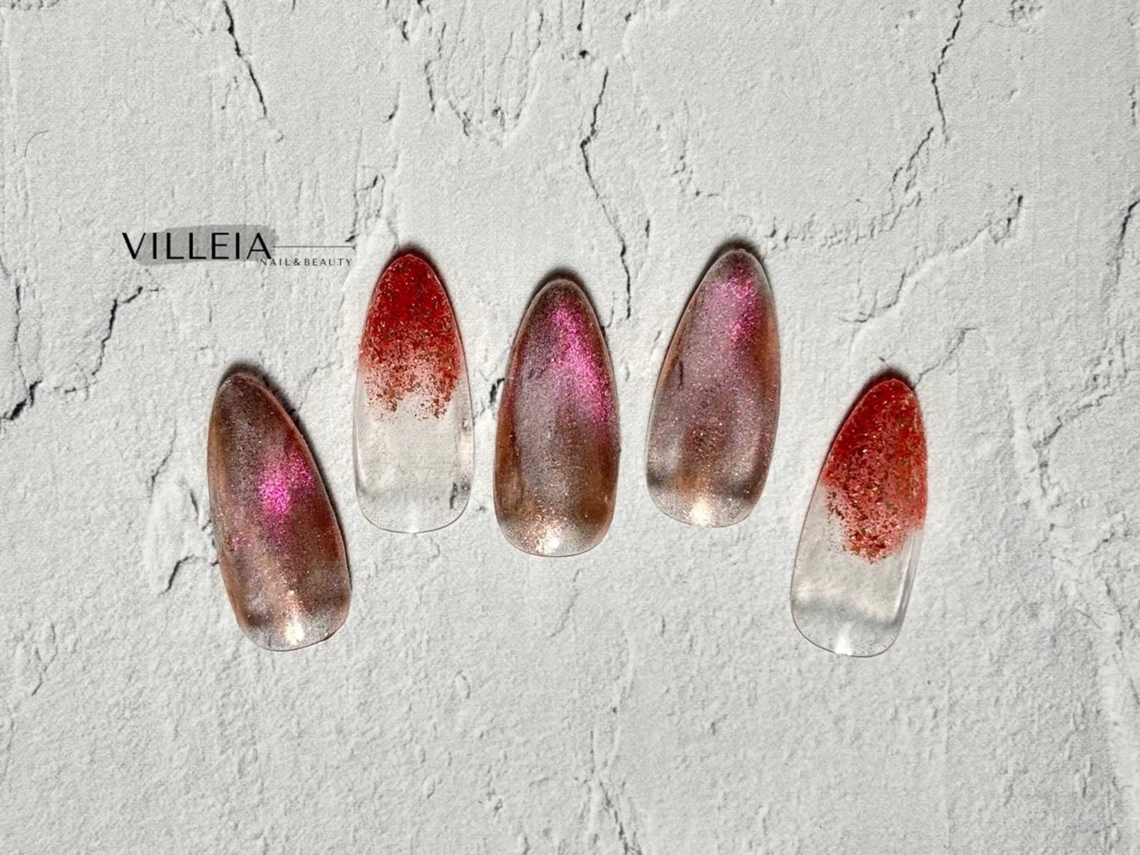 ネイル アートネイル シンプルネイル VILLEIA ヴィラレイアのネイルデザイン