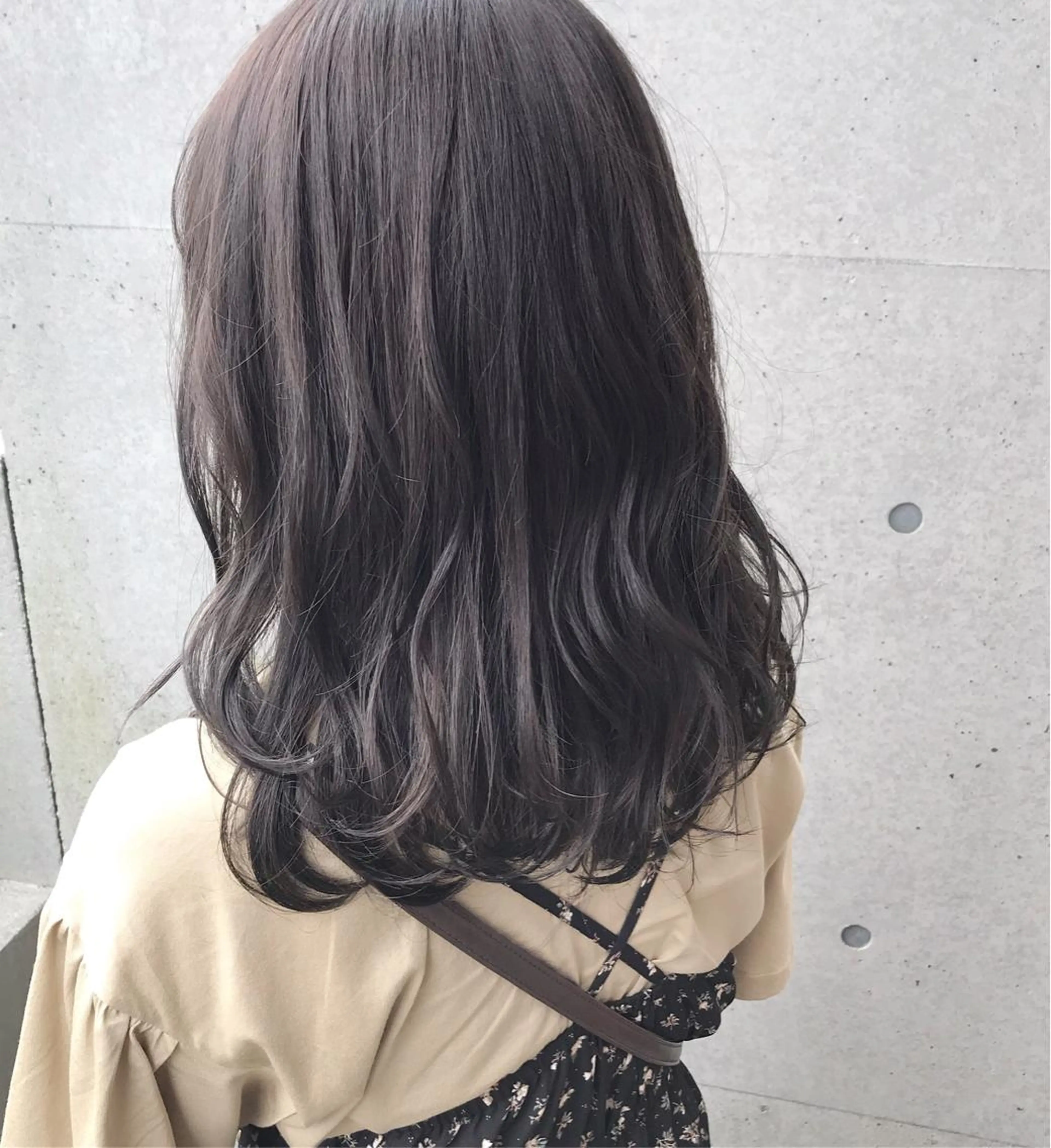 セミロング カラー ヘアアレンジ グレージュ イルミナカラー Satsuki ✂︎♡のヘアスタイル