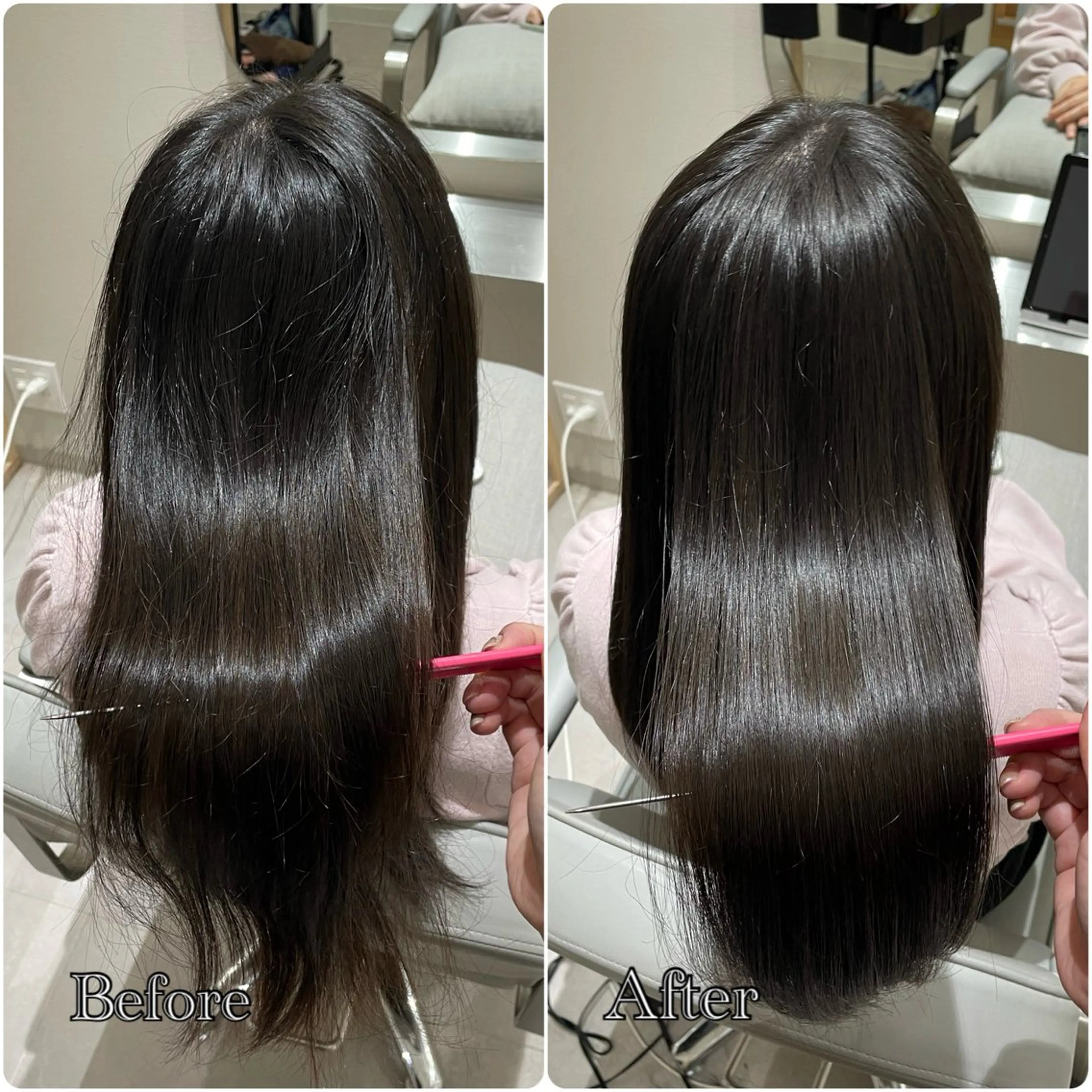 ロング カット トリートメント 髪質改善✨Zina浦 安/個室🌈YUKIのヘアスタイル