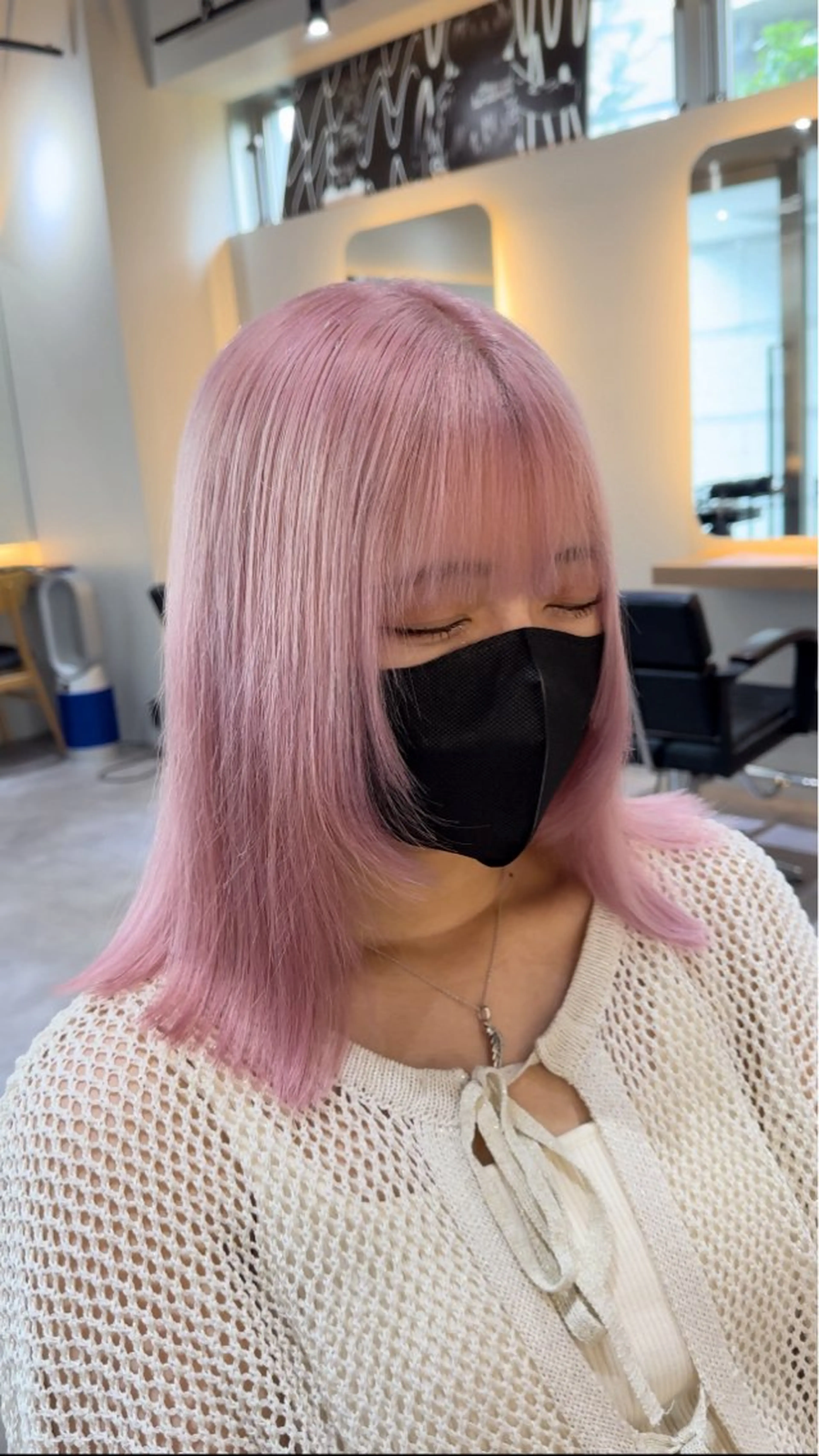 ミディアム カラー カット ヘアカラー トリートメント レイヤーカット/ ブリーチカラー/雅人のヘアスタイル