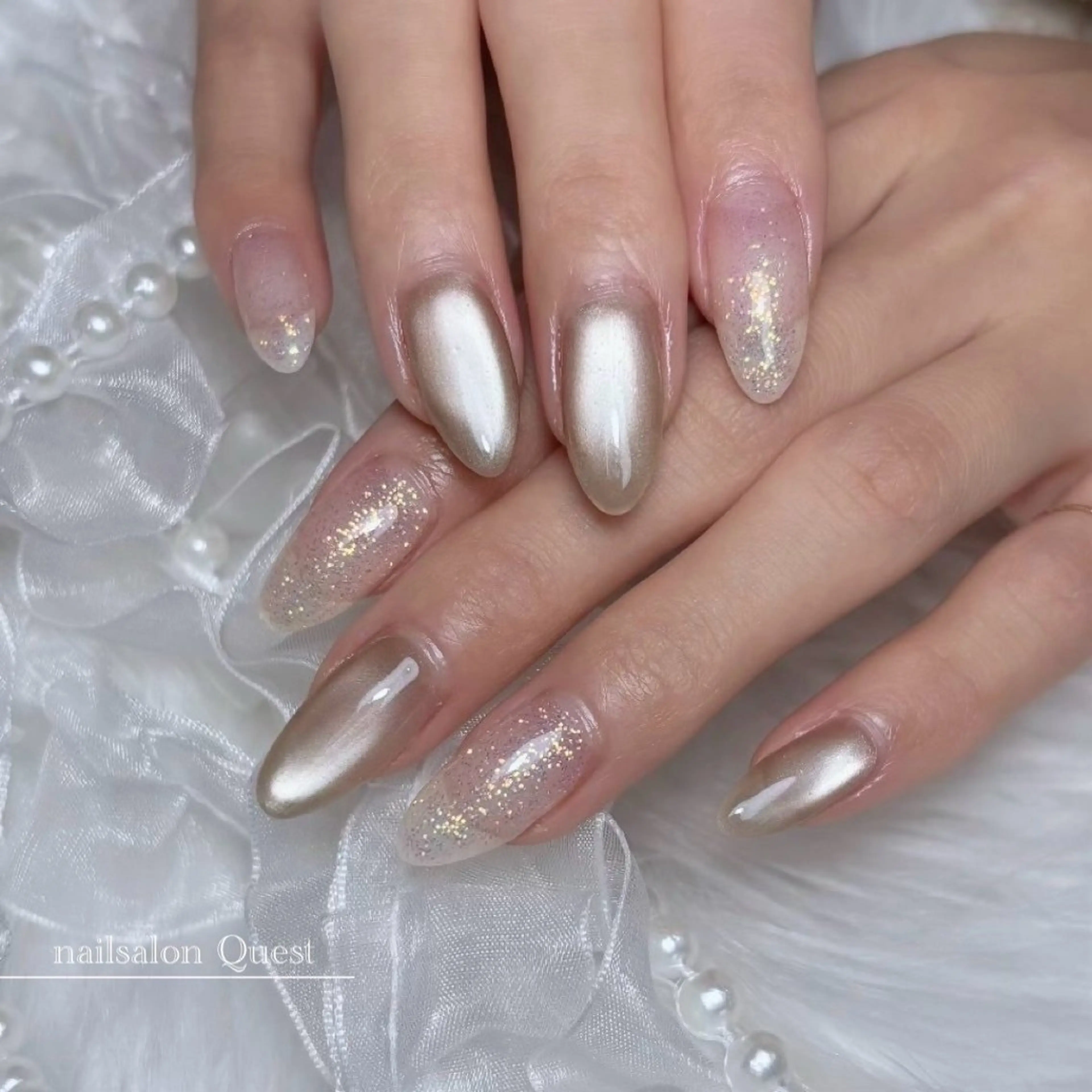 ネイル マグネットネイル ハンドネイル nailsalon Questのネイルデザイン