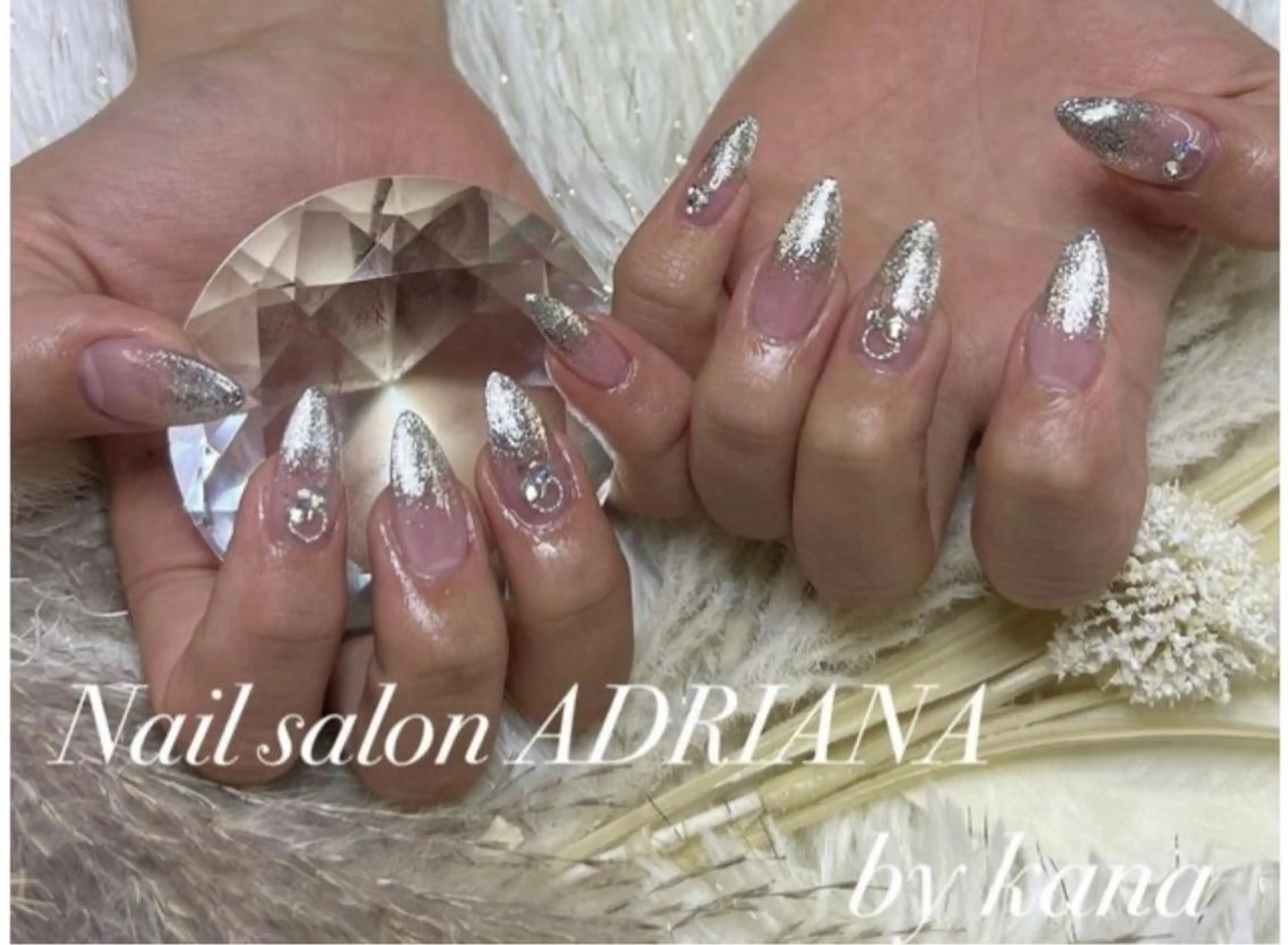 ネイル グラデーション ラメ(グリッター) ラメグラデーション ADRIANA 大久保駅前徒歩2分のその他イメージ