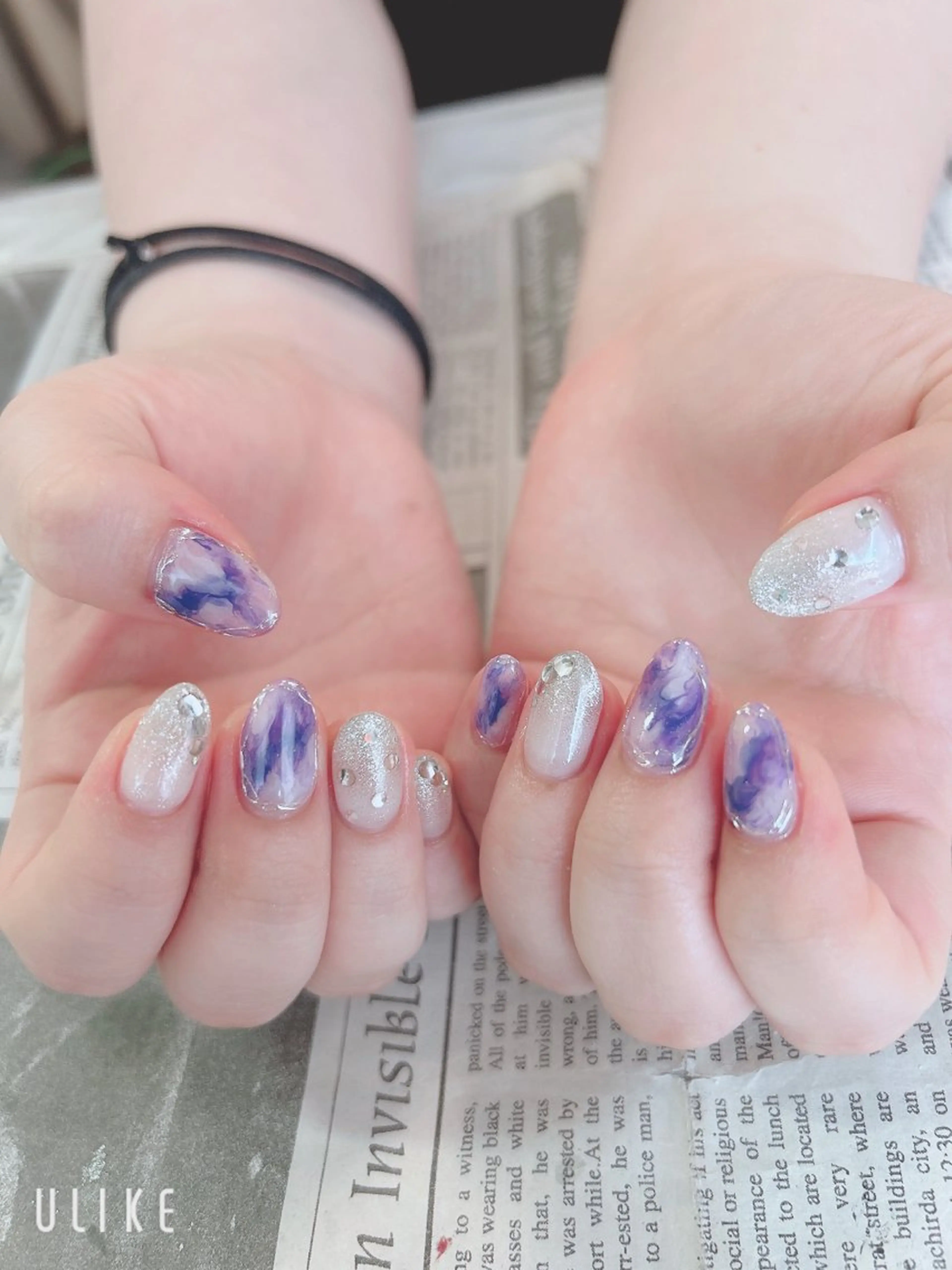 ネイル ミラーネイル ハンドネイル ハンドケア 森山 舞のネイルデザイン