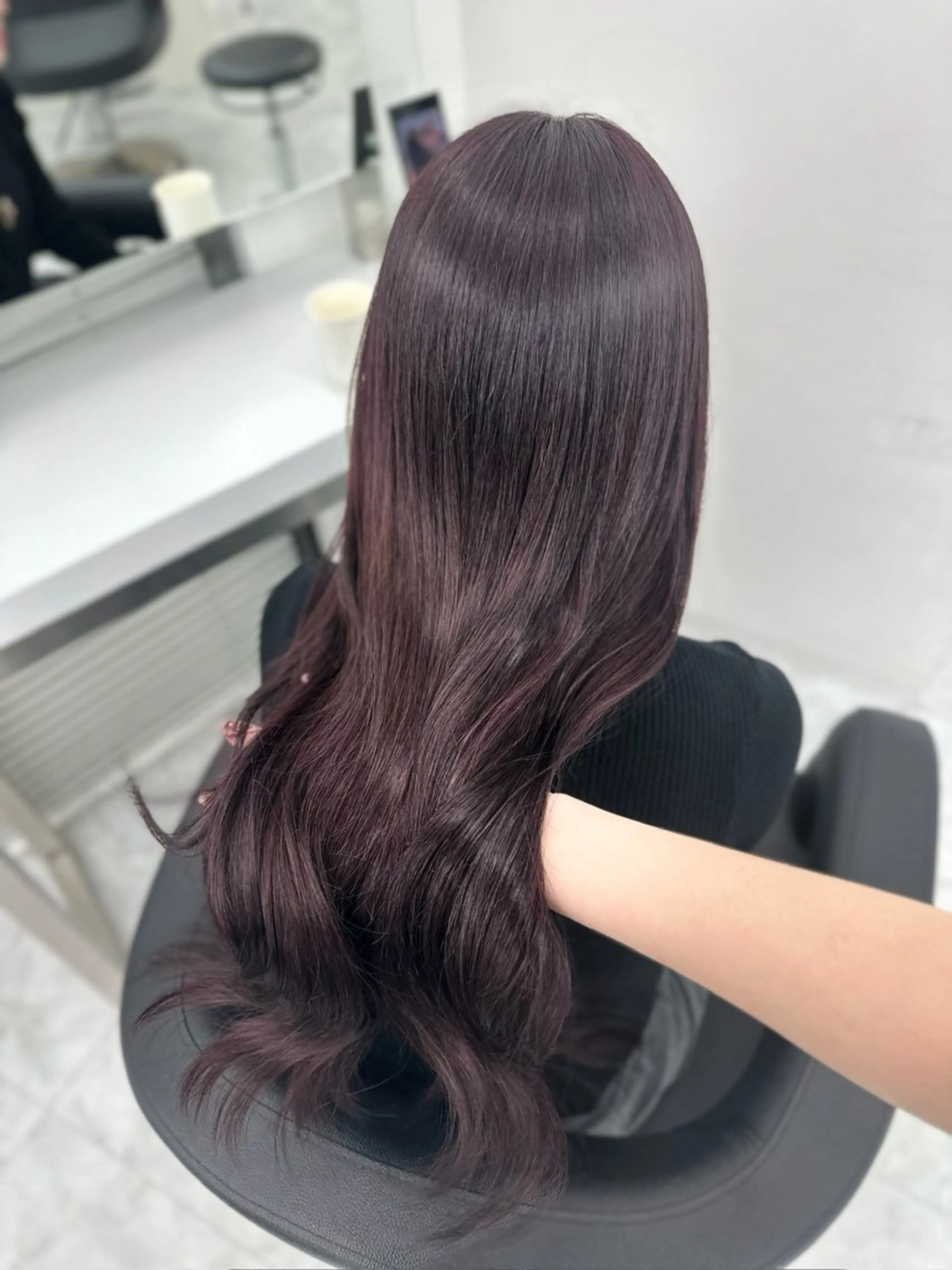 セミロング カラー ヘアカラー ヘッドスパ ヘアセット 似合わせstyle ❤︎misaki❤︎のヘアスタイル