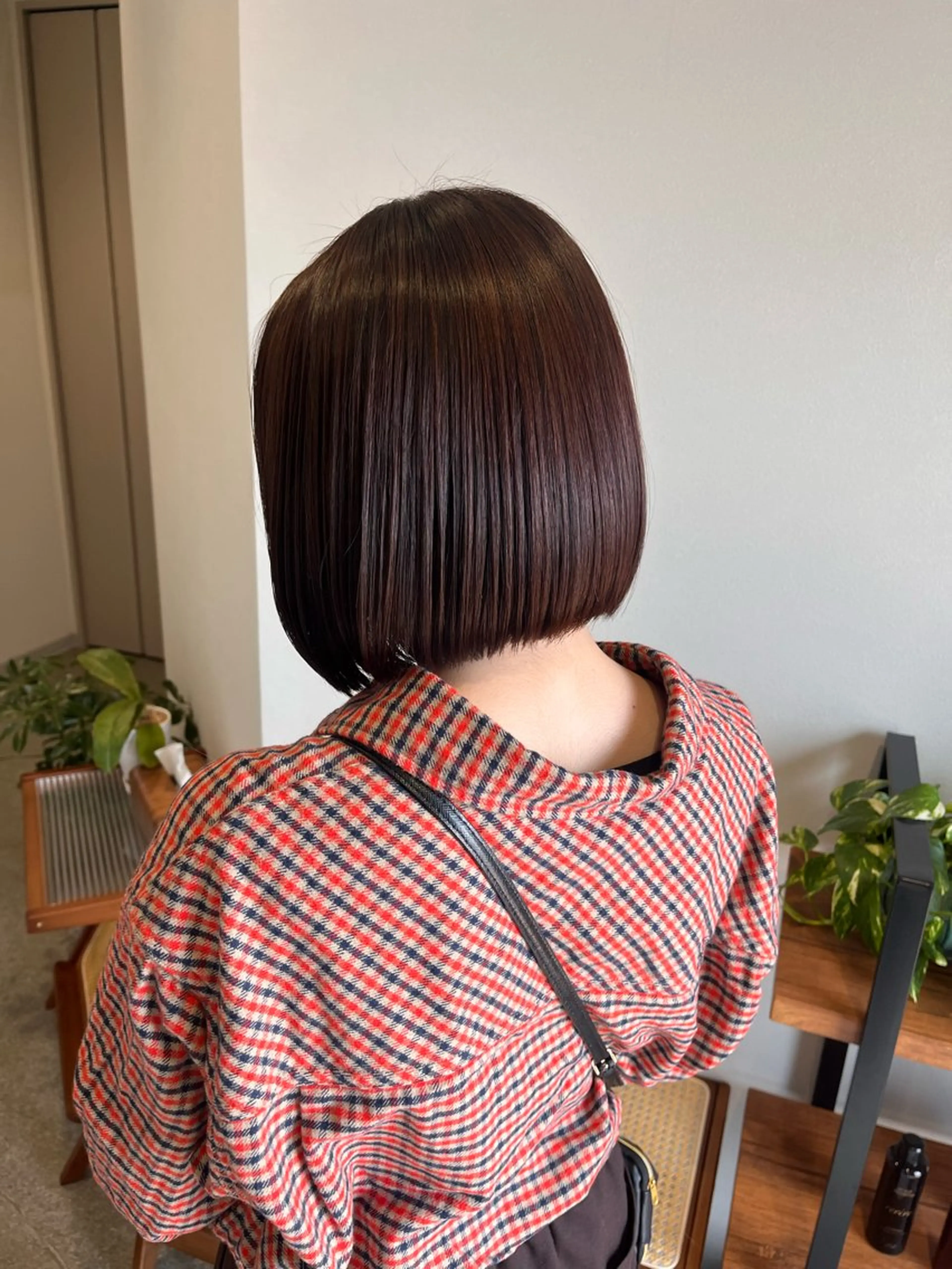 ミディアム カット ヘアカラー 堀越 エリのヘアスタイル