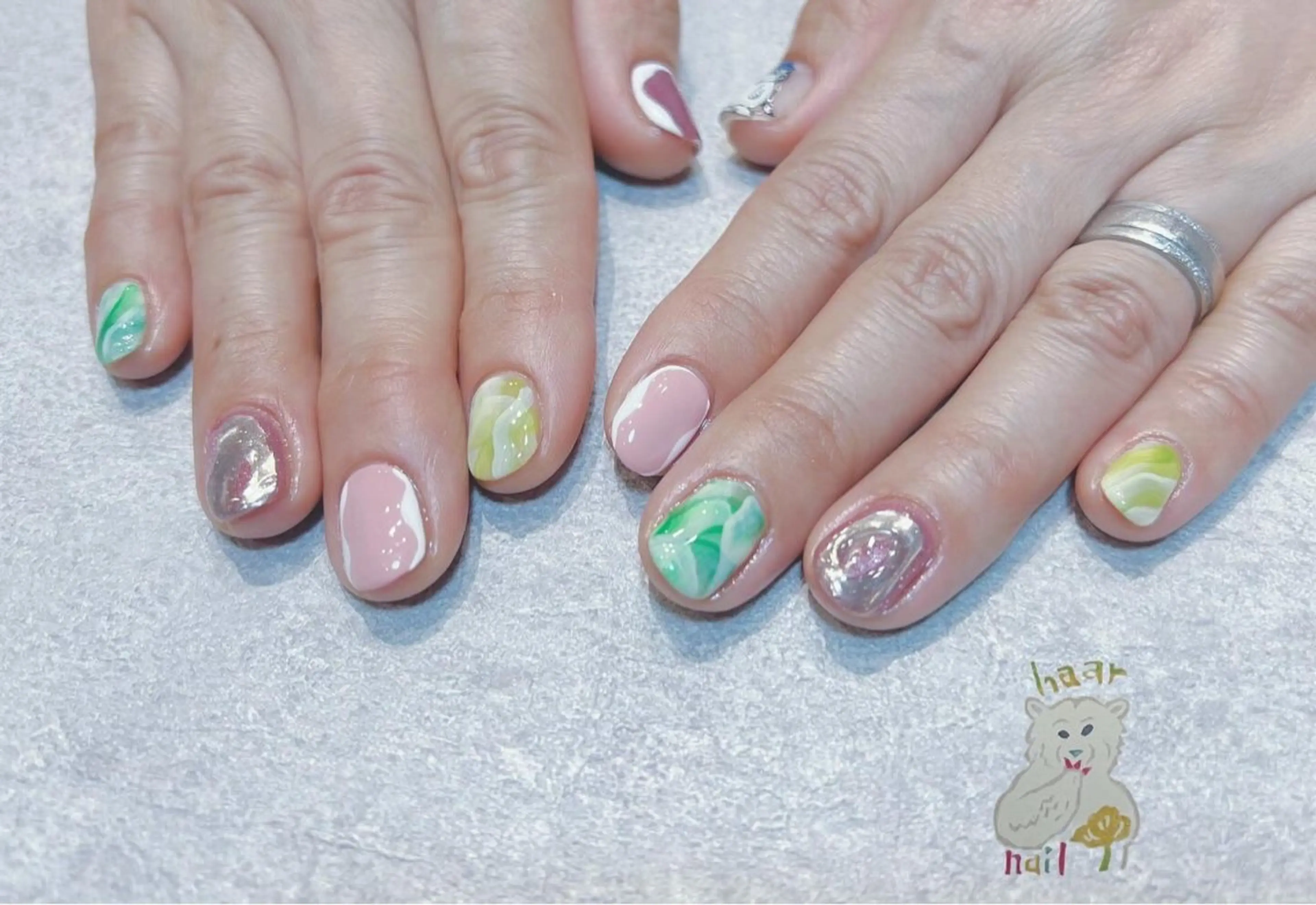 ネイル ハンドネイル 深田 加代のネイルデザイン