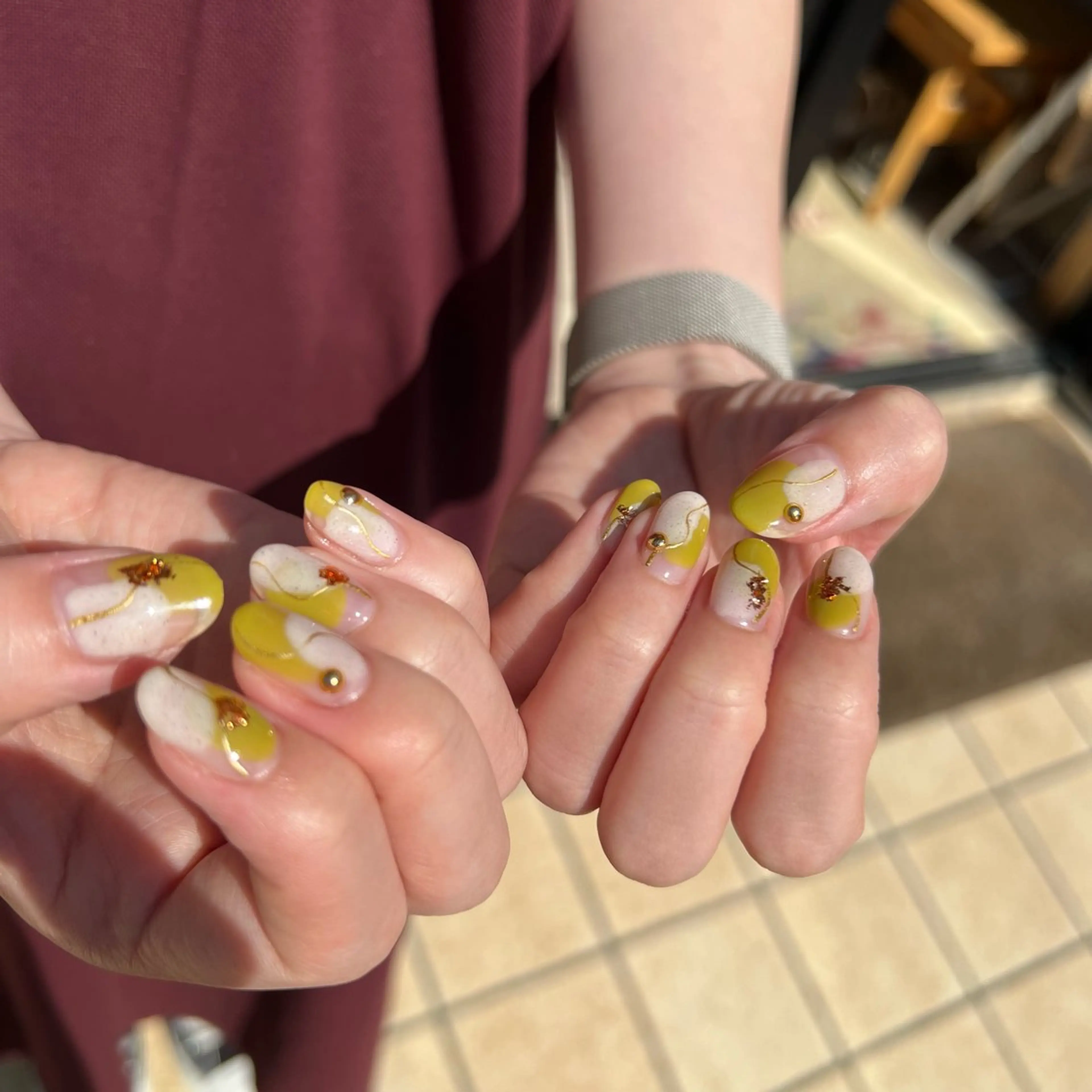 ネイル シンプルネイル AlohaLuana 🌺jrネイリストのネイルデザイン