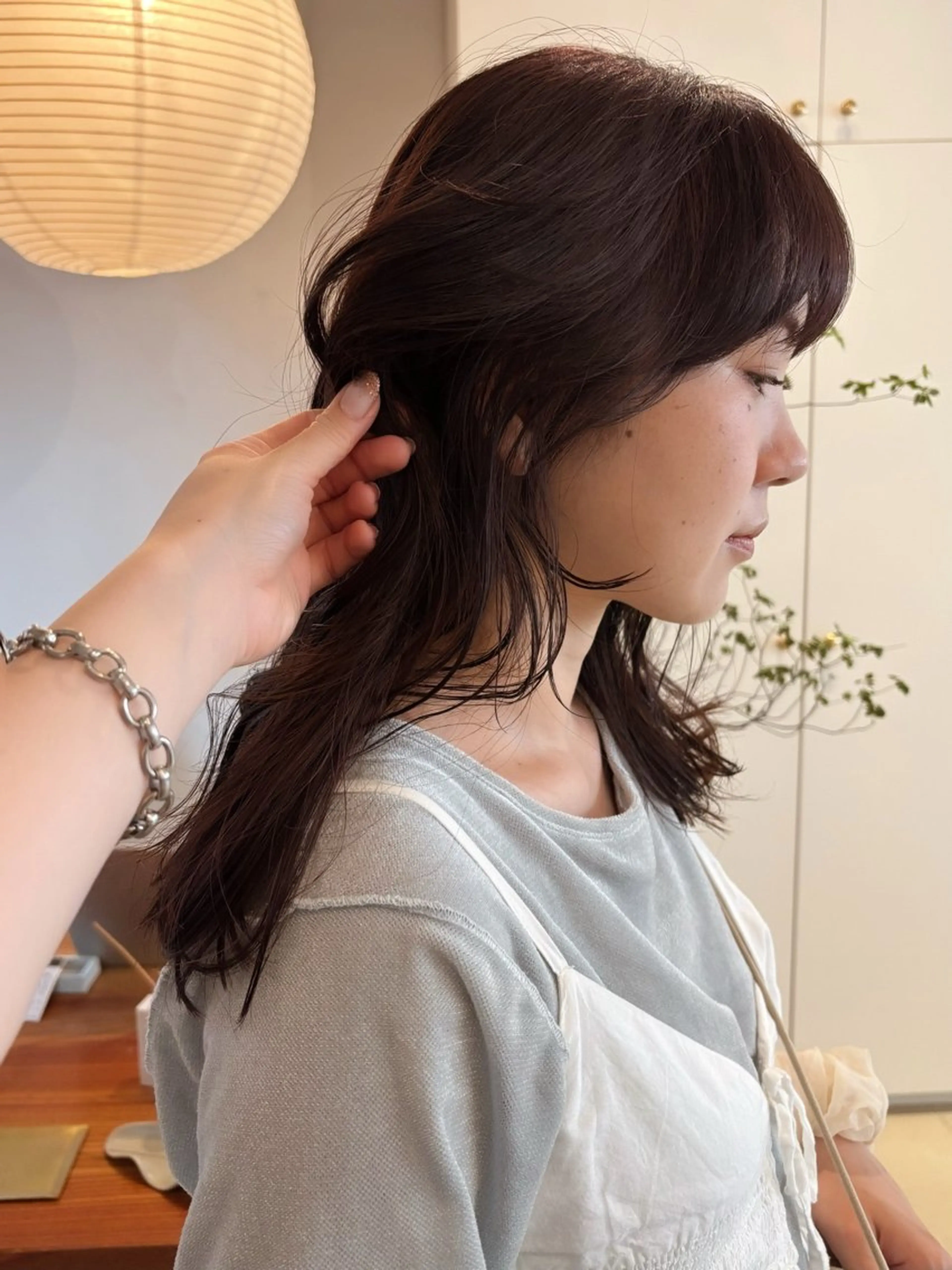 セミロング 🍑透明感hair ・NENE🍑のヘアスタイル