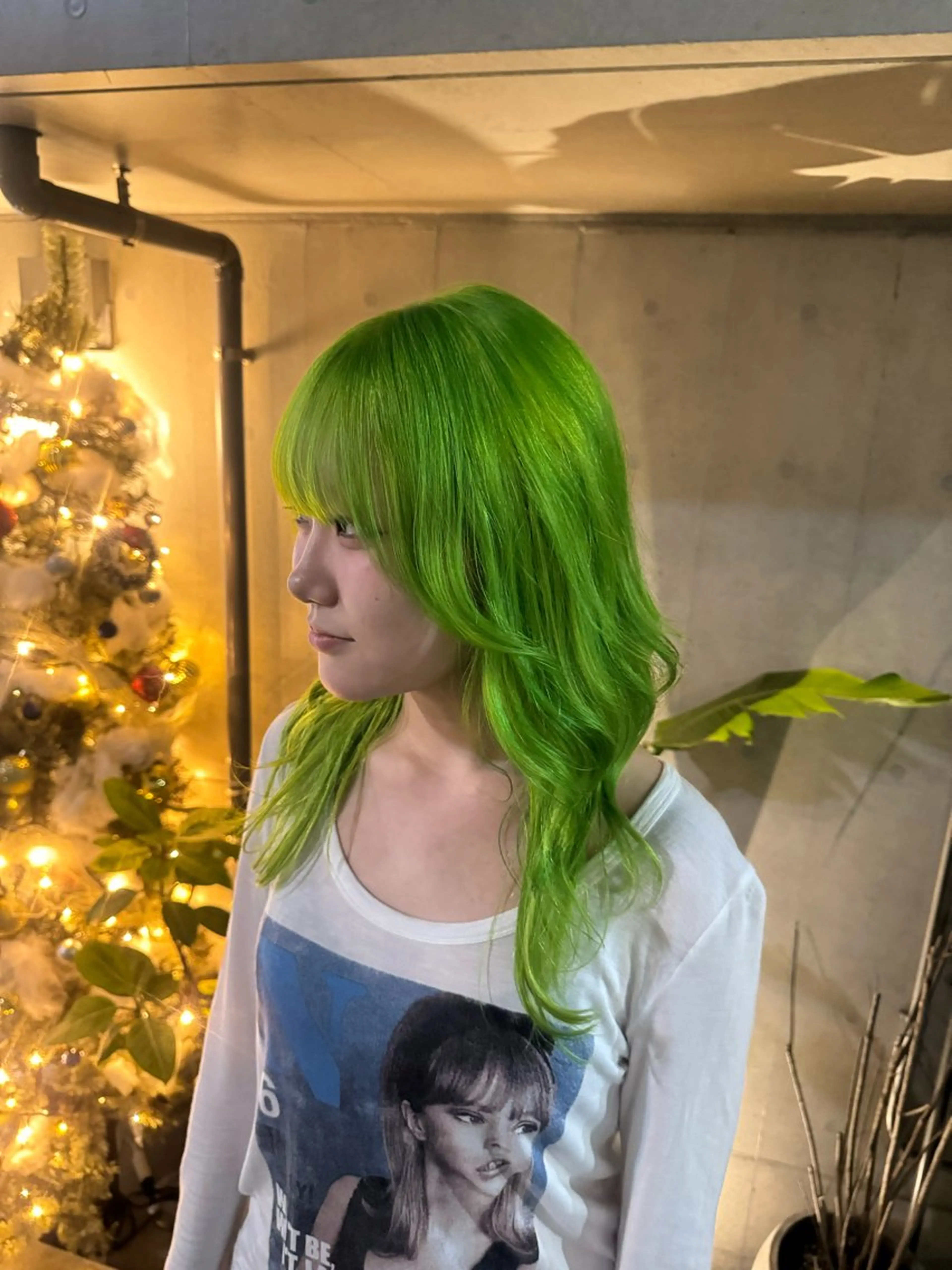 ロング ヘアカラー トリートメント 松田 じゅりなのヘアスタイル
