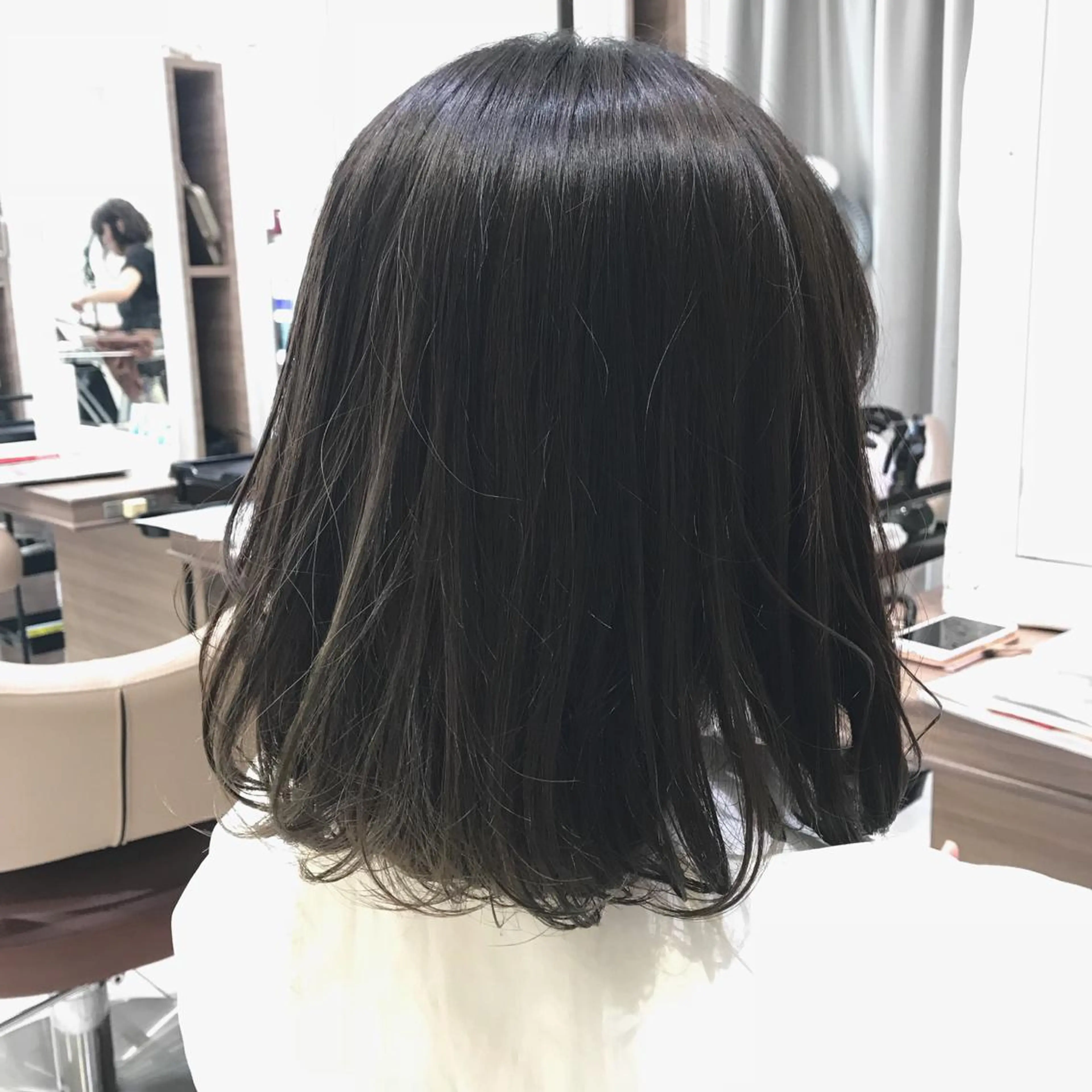 ショート カラー グレージュ オリーブグレージュ オリーブグレー 【メンズ縮毛矯正】 田中秀斗のヘアスタイル