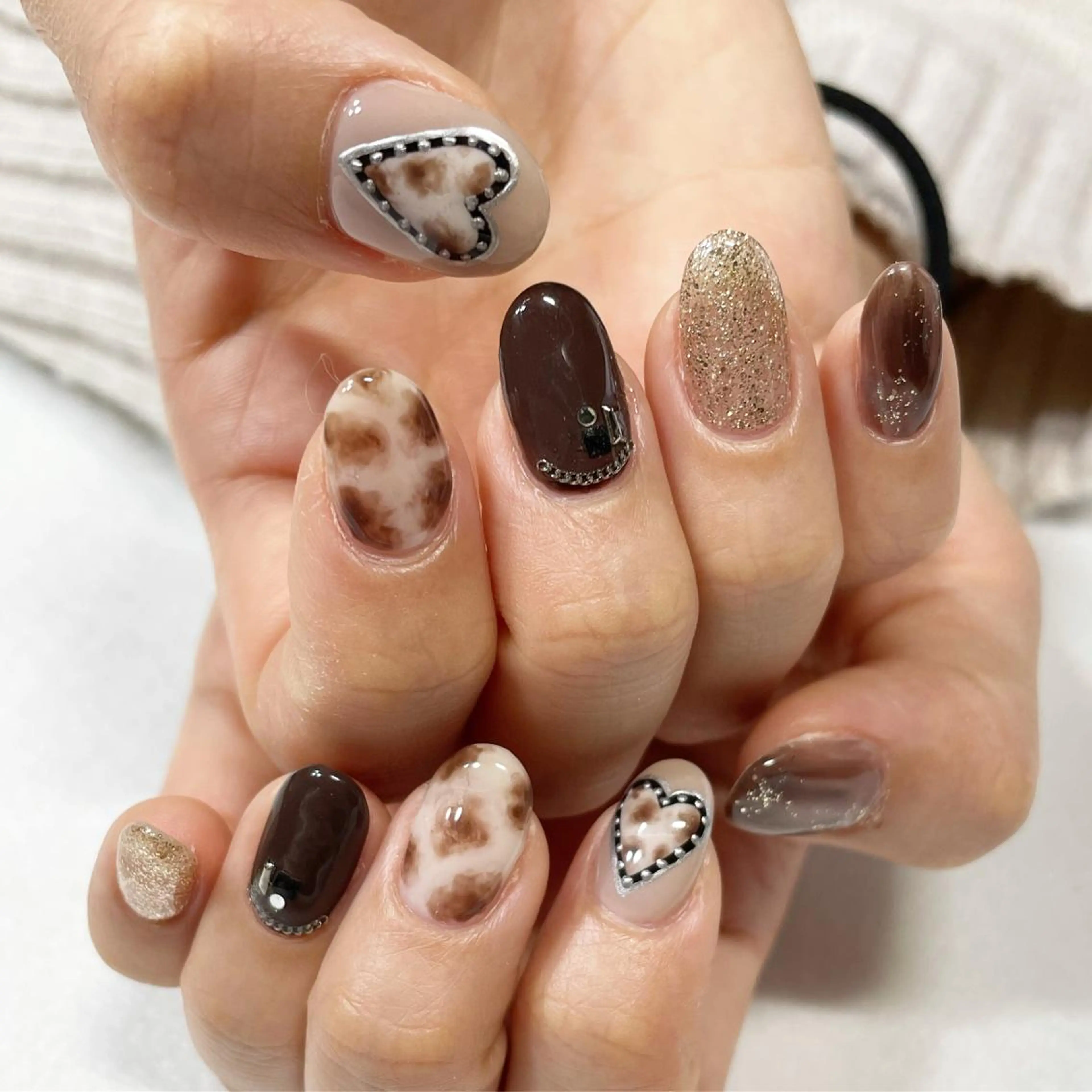 ネイル ジェルネイル 東 千夏のネイルデザイン