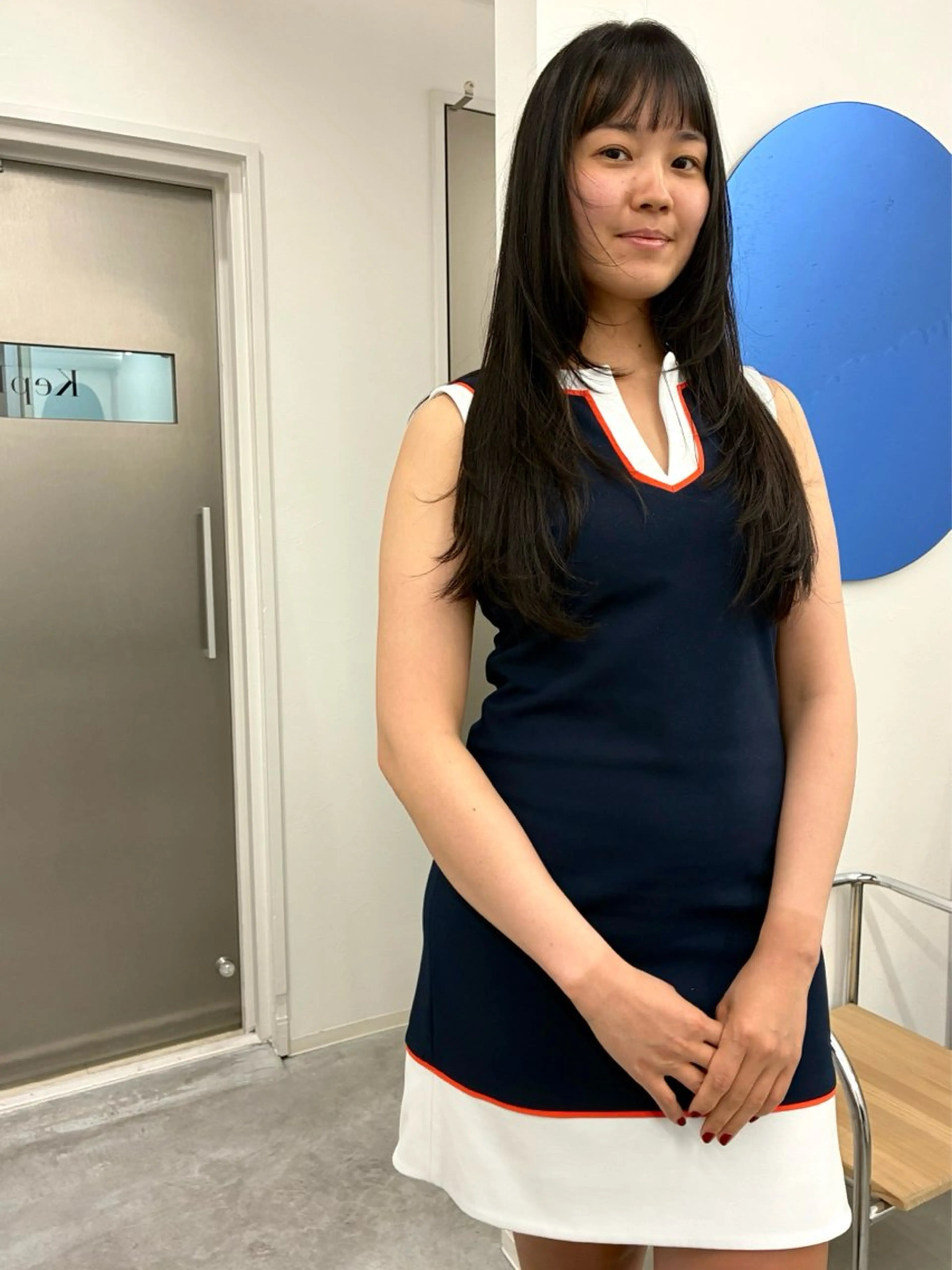 ロング カラー カット ヘアカラー トリートメント KEPKA ヤマグチ 天神 今泉のヘアスタイル