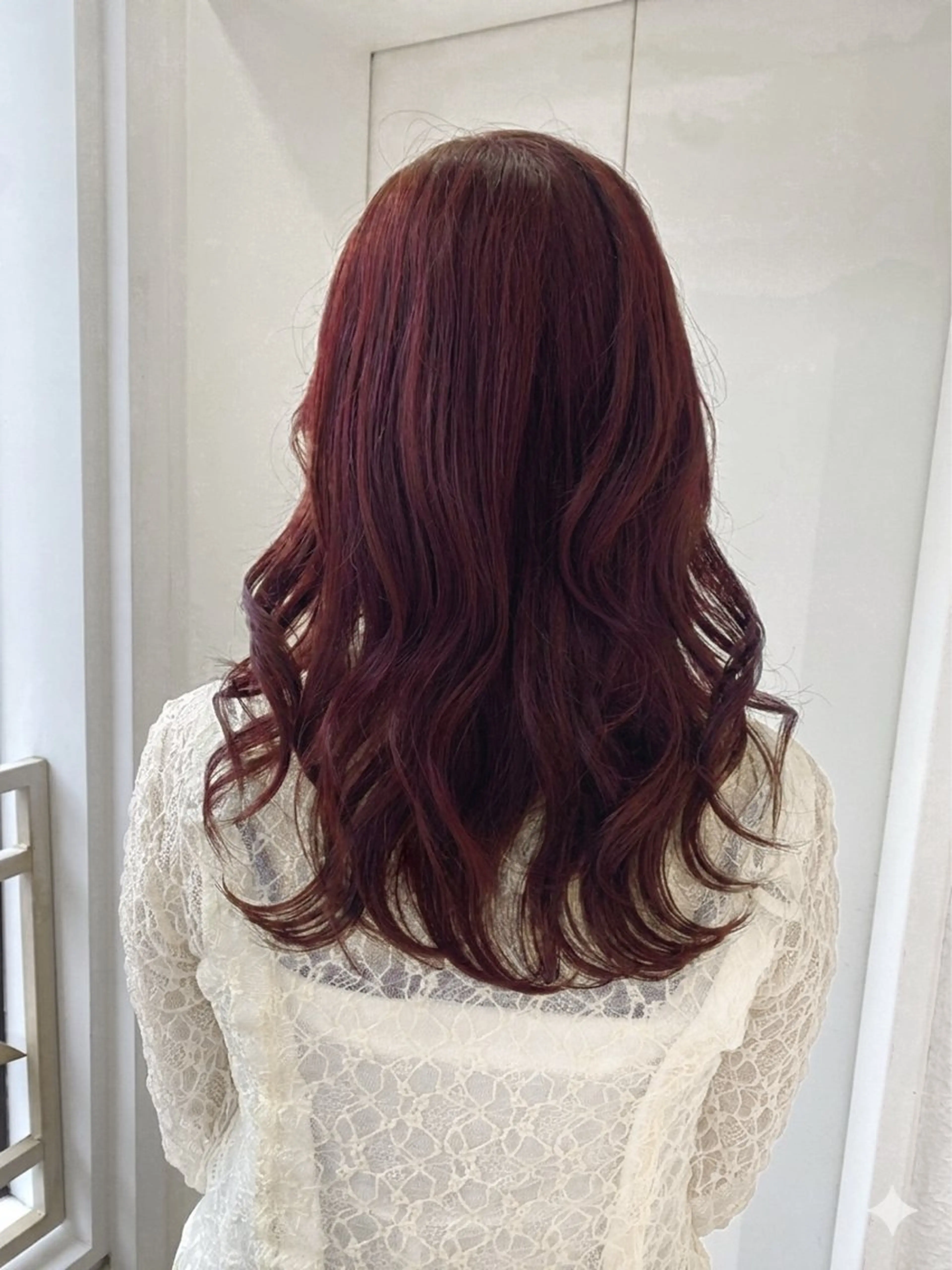 セミロング カラー カット ヘアカラー トリートメント 髪質改善”透け感" カラー/Hono🪞のヘアスタイル