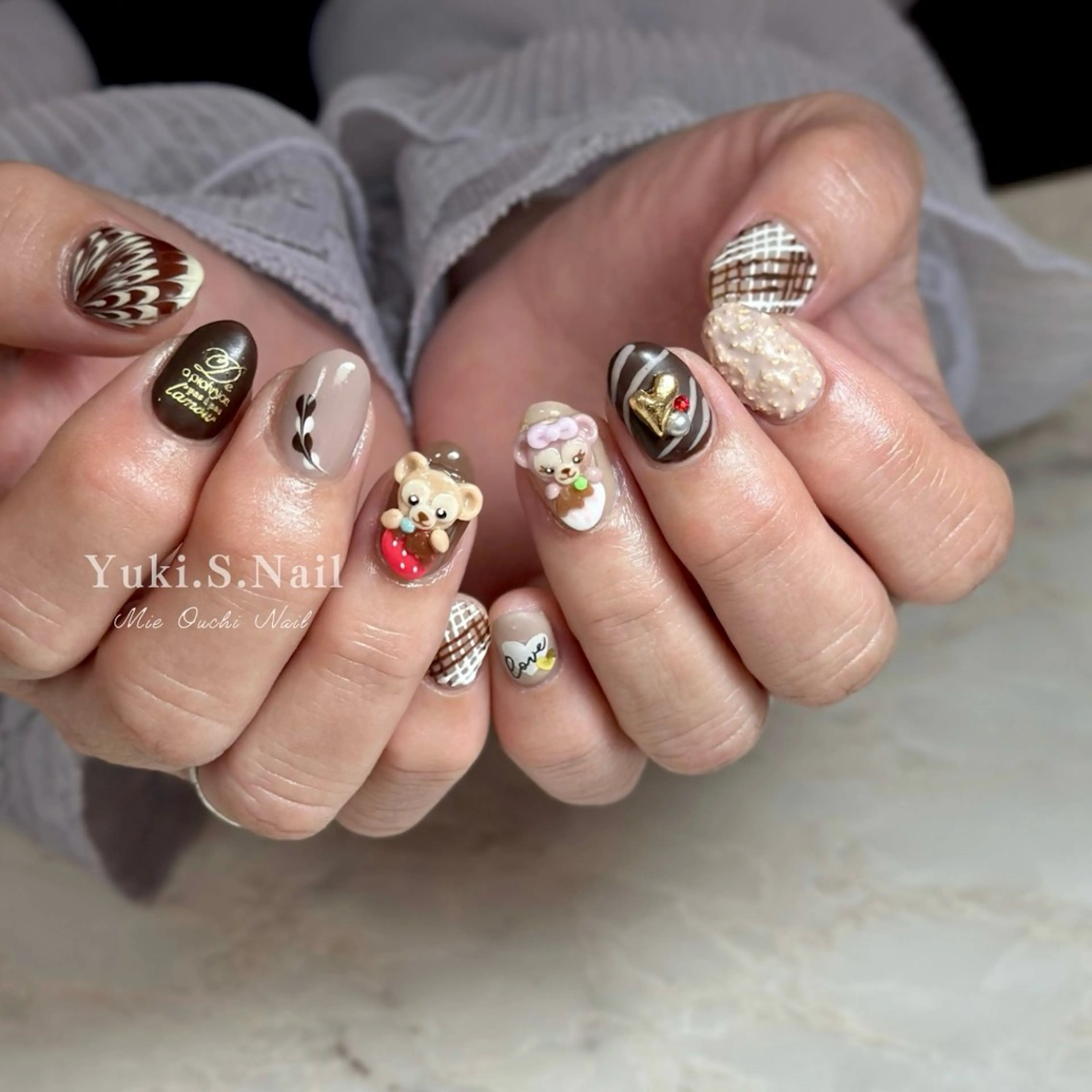 ショート ハンドネイル Yuki S.Nailのネイルデザイン