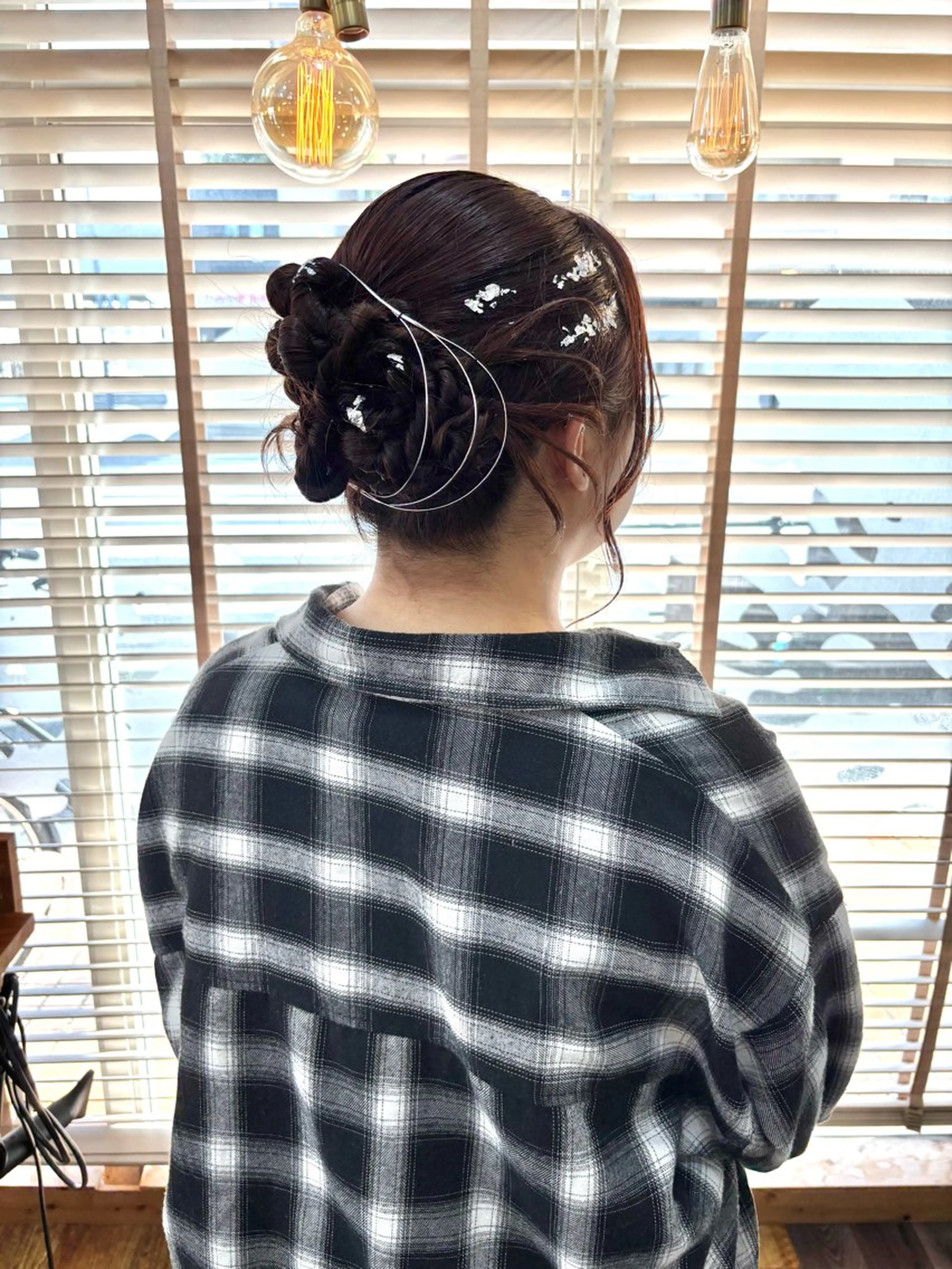 ロング ヘアアレンジ bright所属・miku ヘアセット/着付けのヘアスタイル