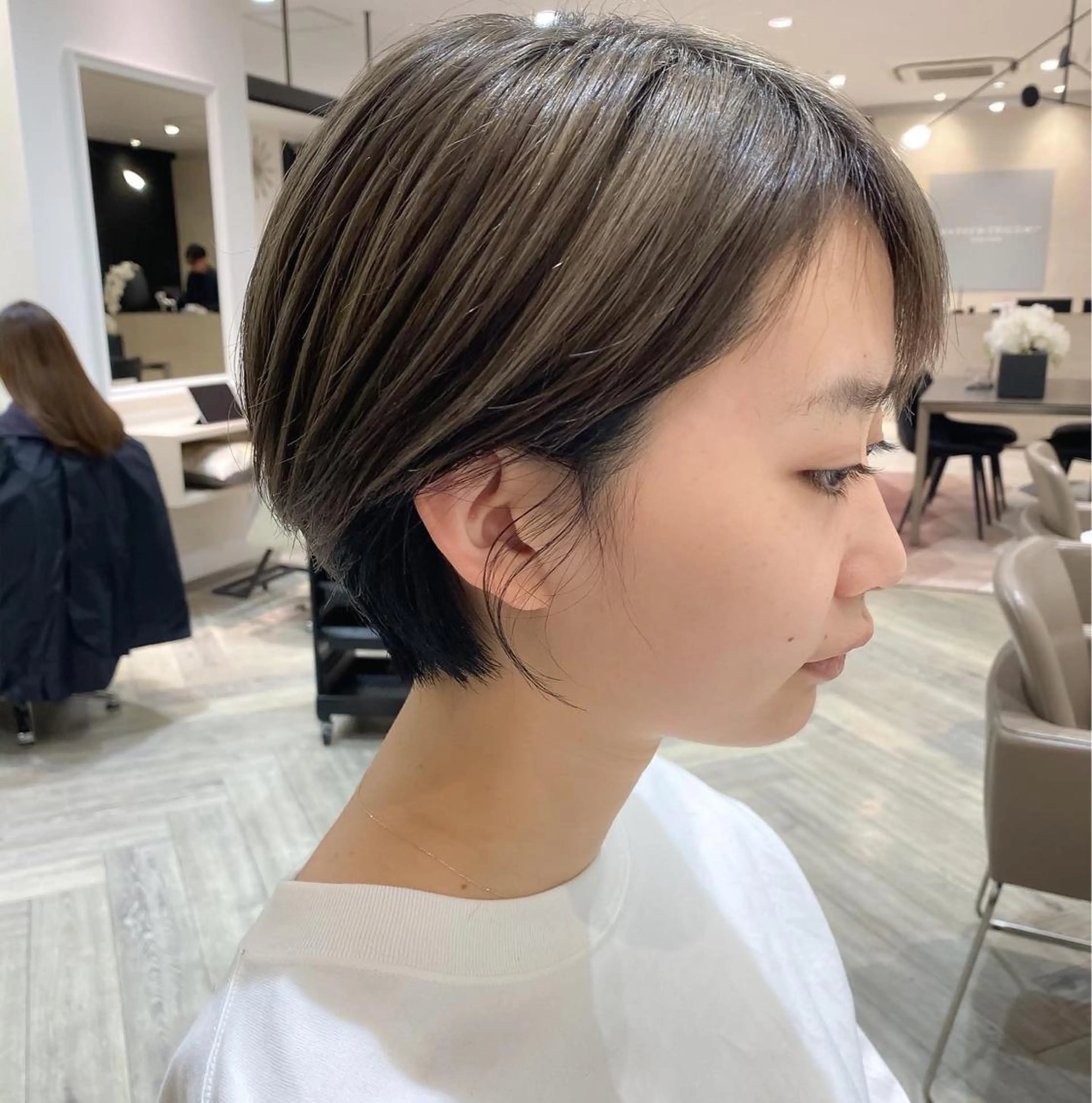 ショート ショートボブ ボブ ショートヘア 小顔カット 🇺🇸海外デザイン iCON TOKYOのヘアスタイル