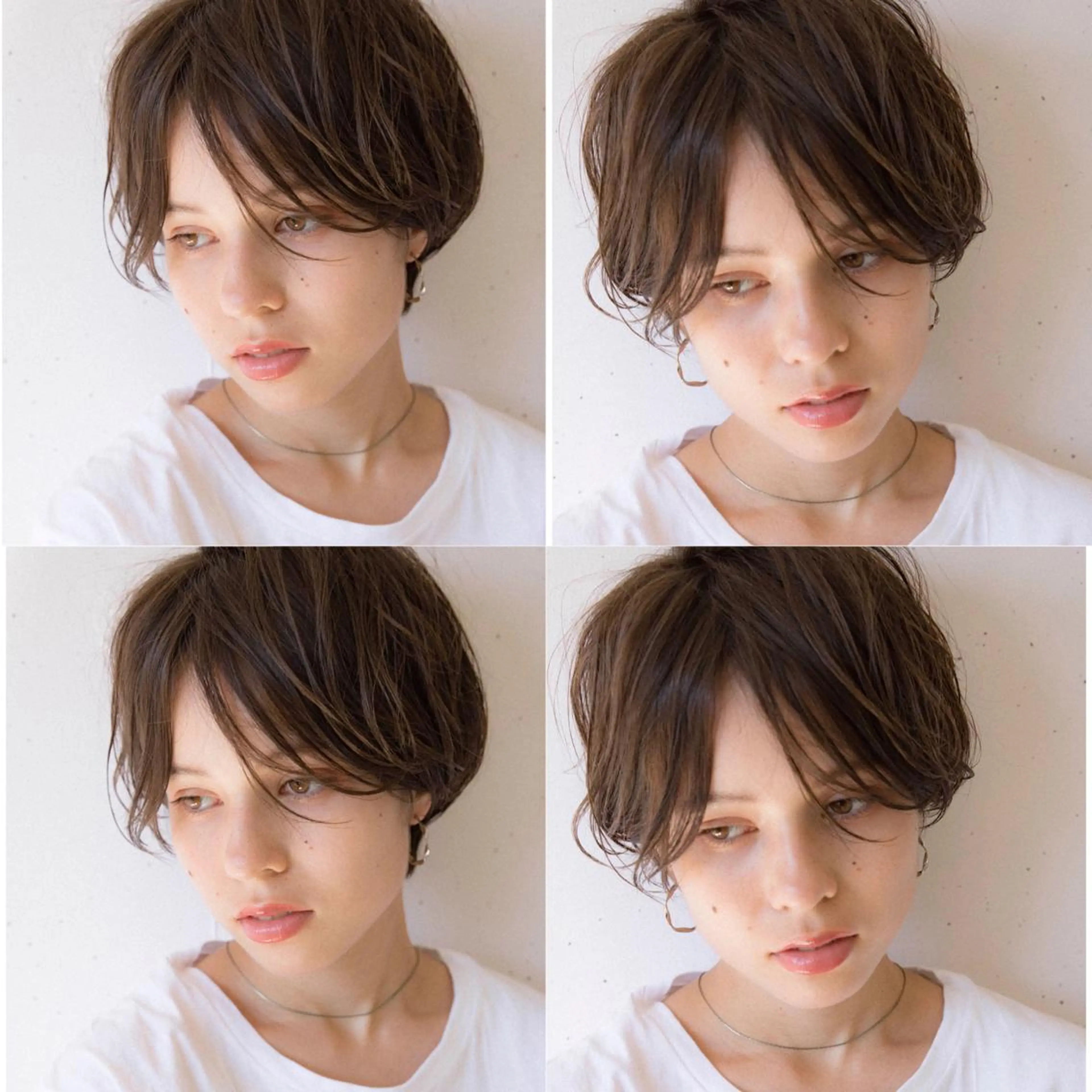 ショート カラー パーマ タカハシ ショウタのヘアスタイル