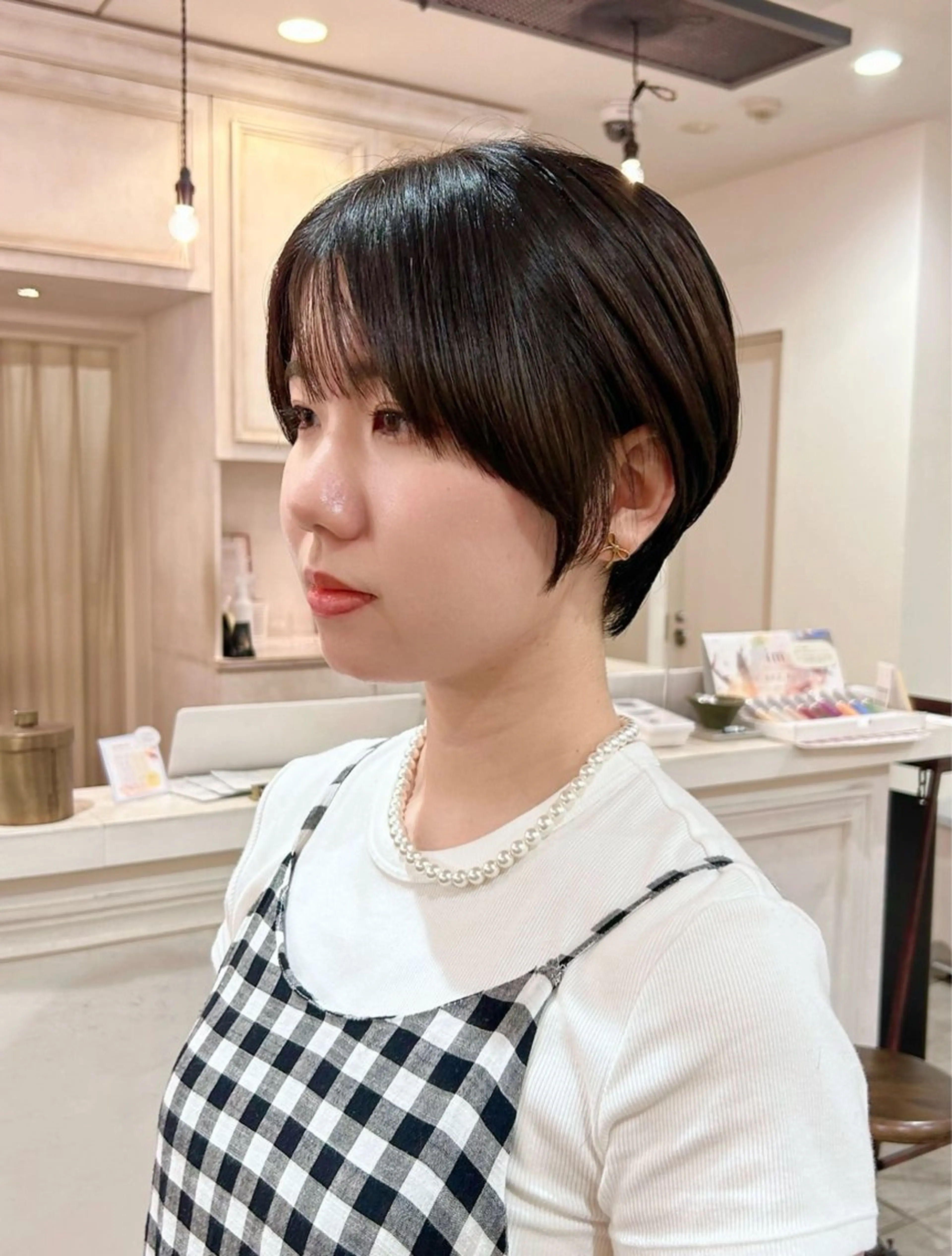 ショート みうら ありさのヘアスタイル