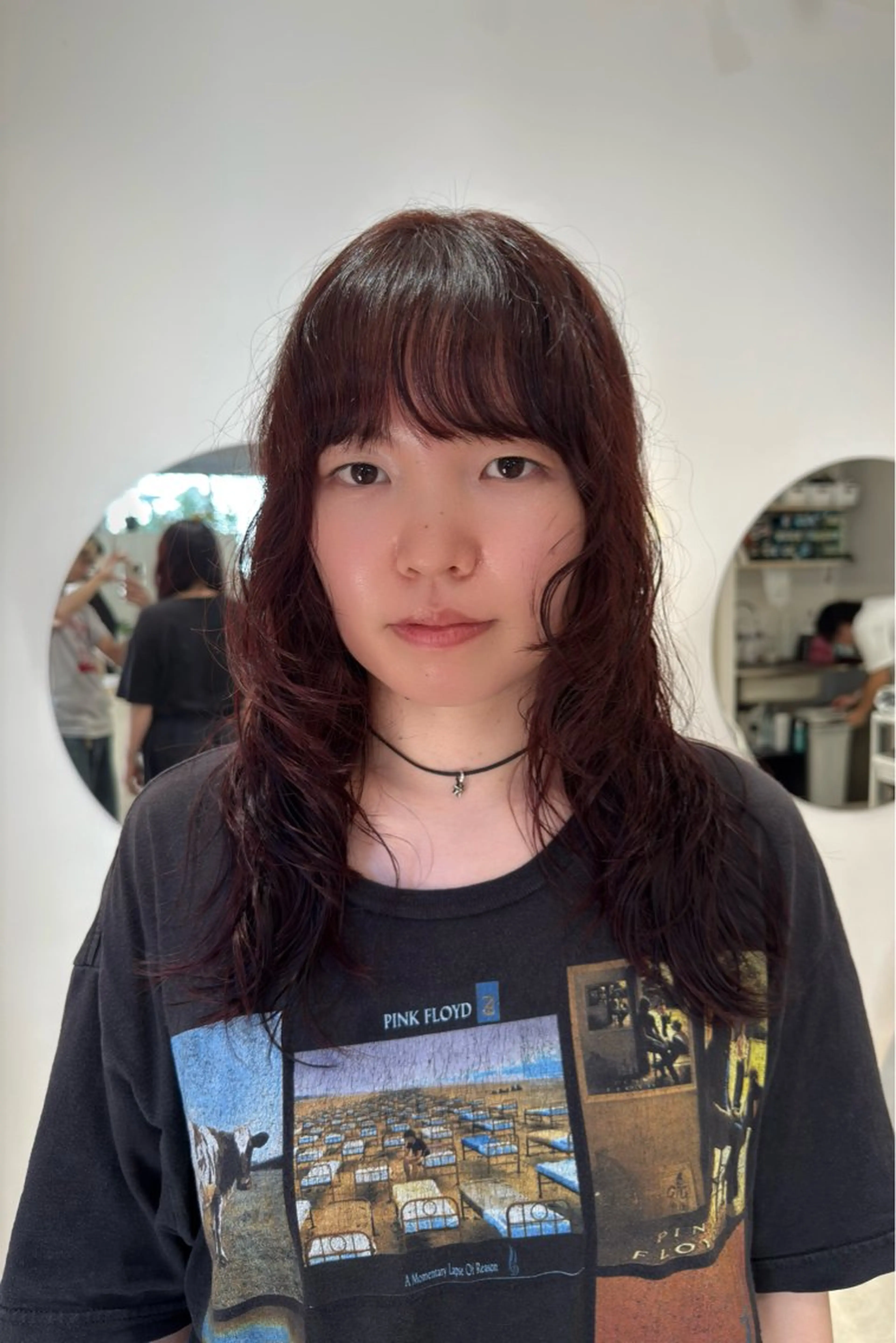 セミロング カラー パーマ パーマ/ボブ /レイヤー チヒロのヘアスタイル