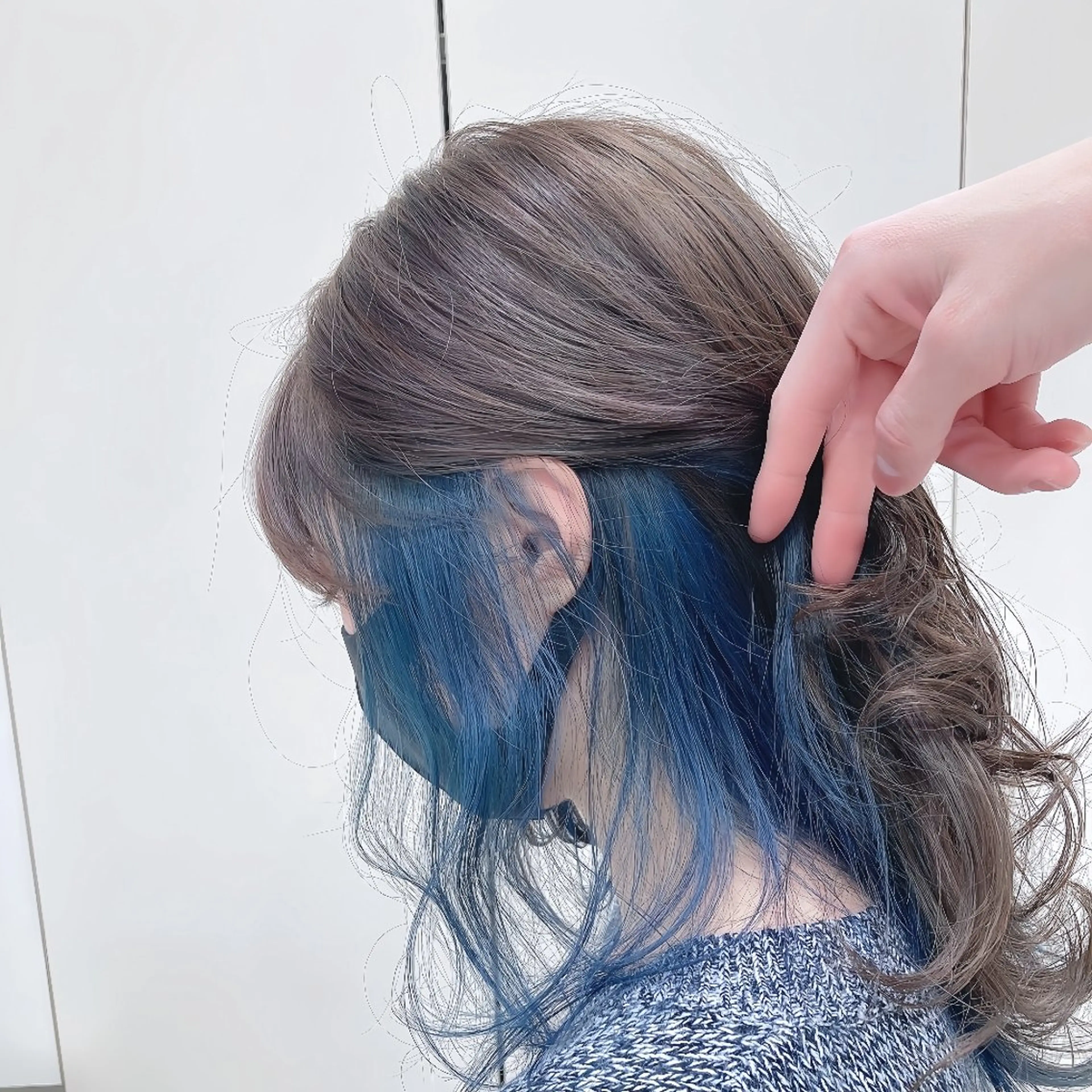 カラー セミロング 髪質改善 カミムラのヘアスタイル