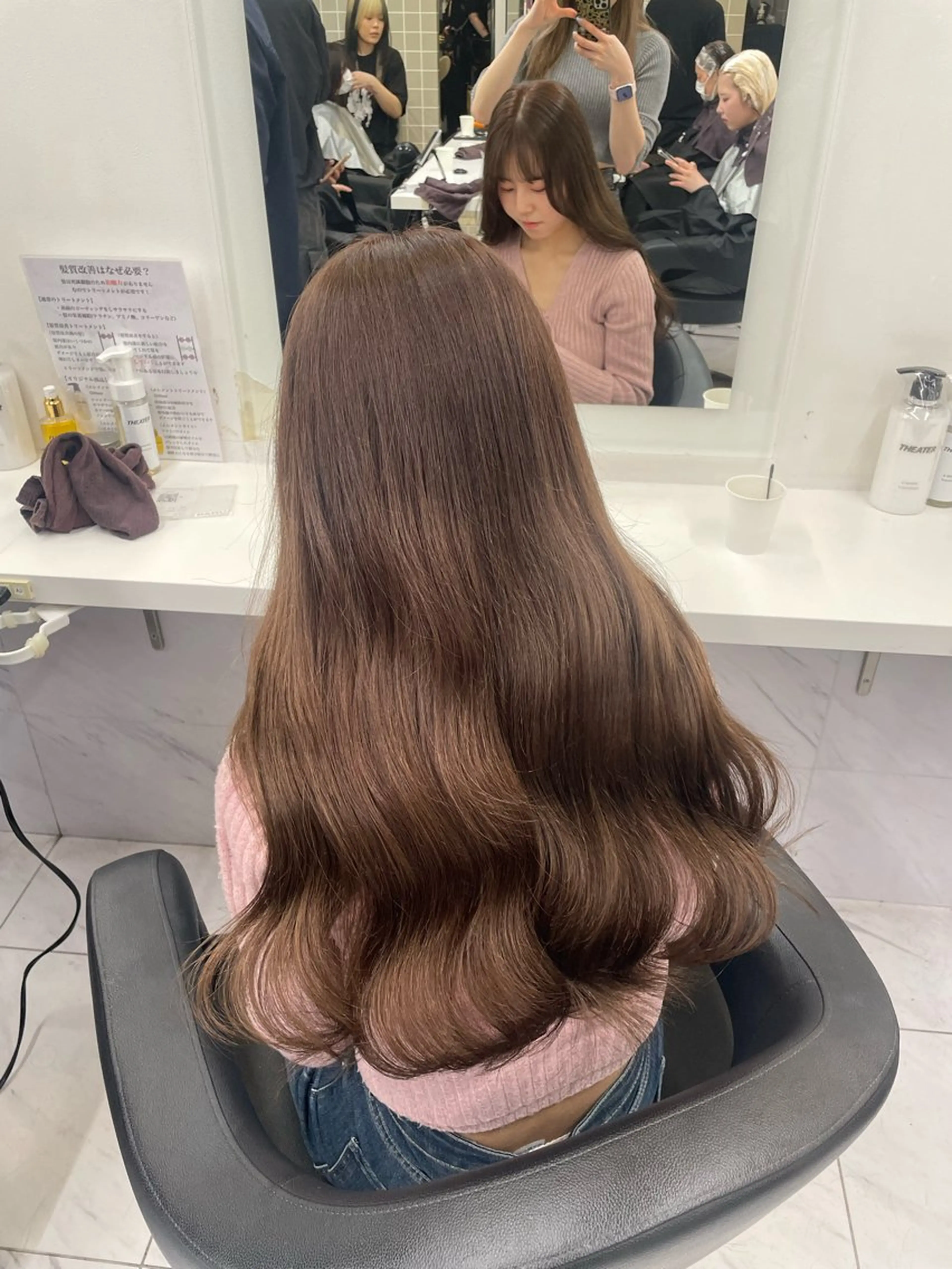 ロング カラー 🎀暖色/ラベンダー /paru🤍のヘアスタイル