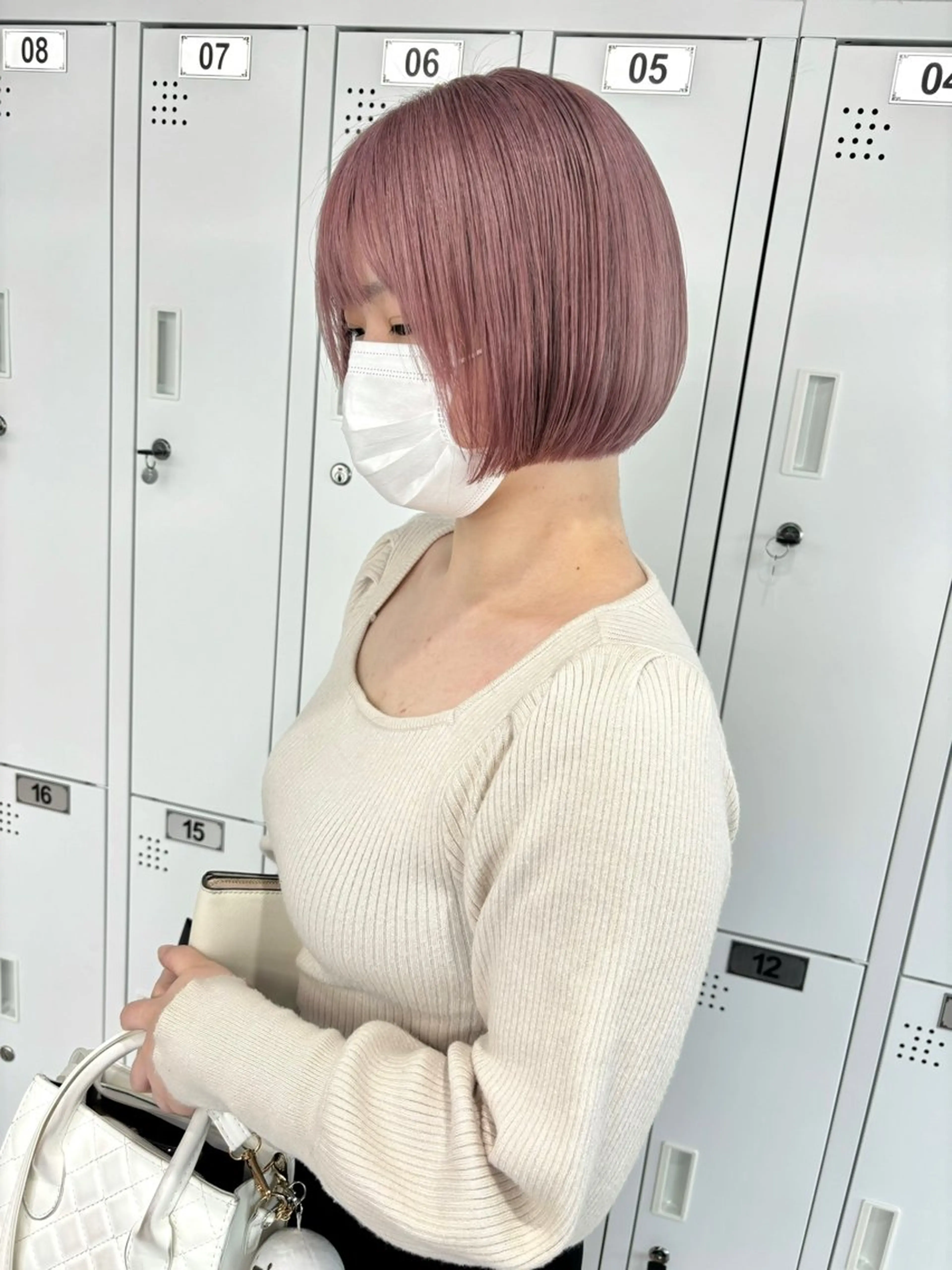 ショート カラー レイヤー/透明感 カラー💘akariのヘアスタイル