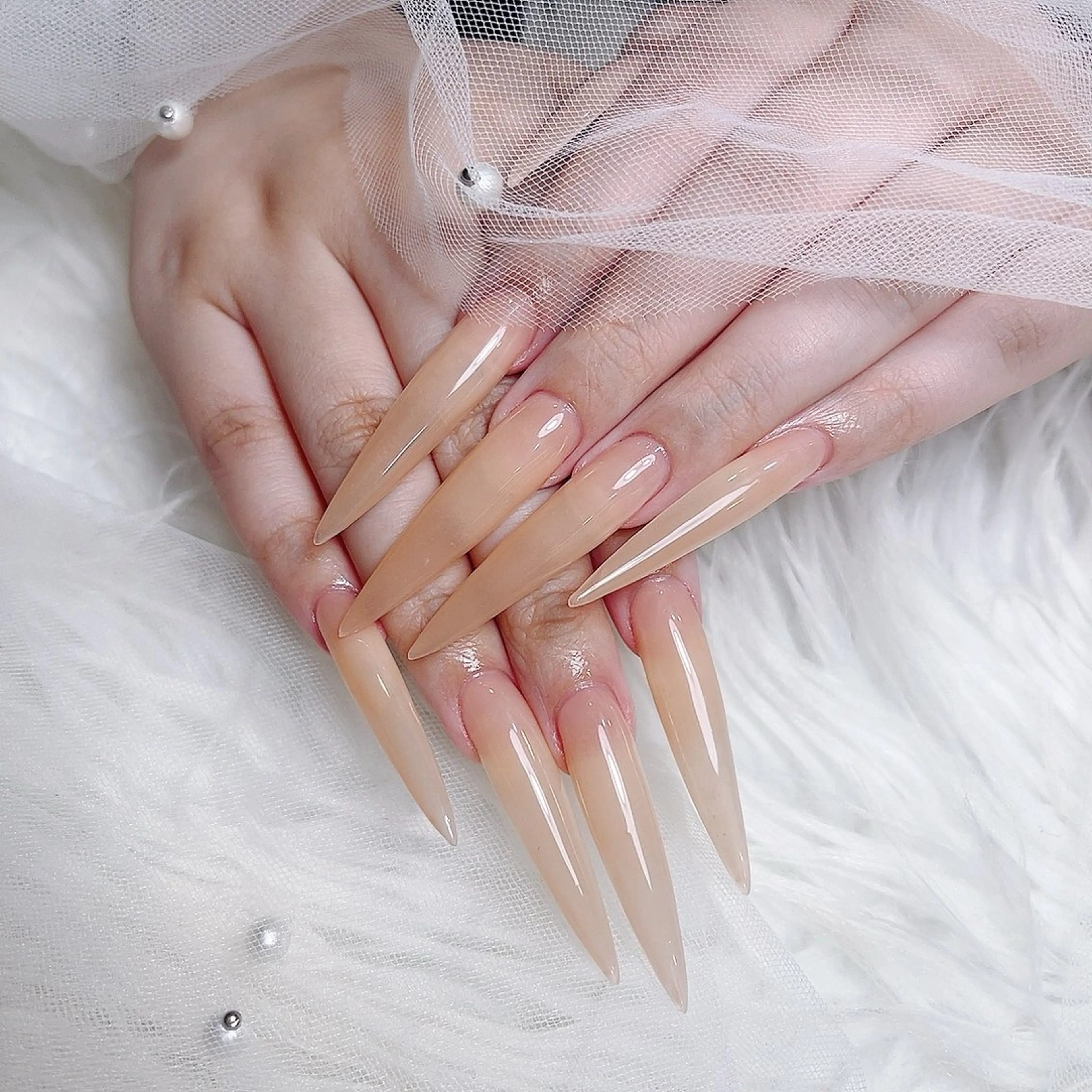 ネイル ロングネイル ハンドネイル Chiin Nailのネイルデザイン