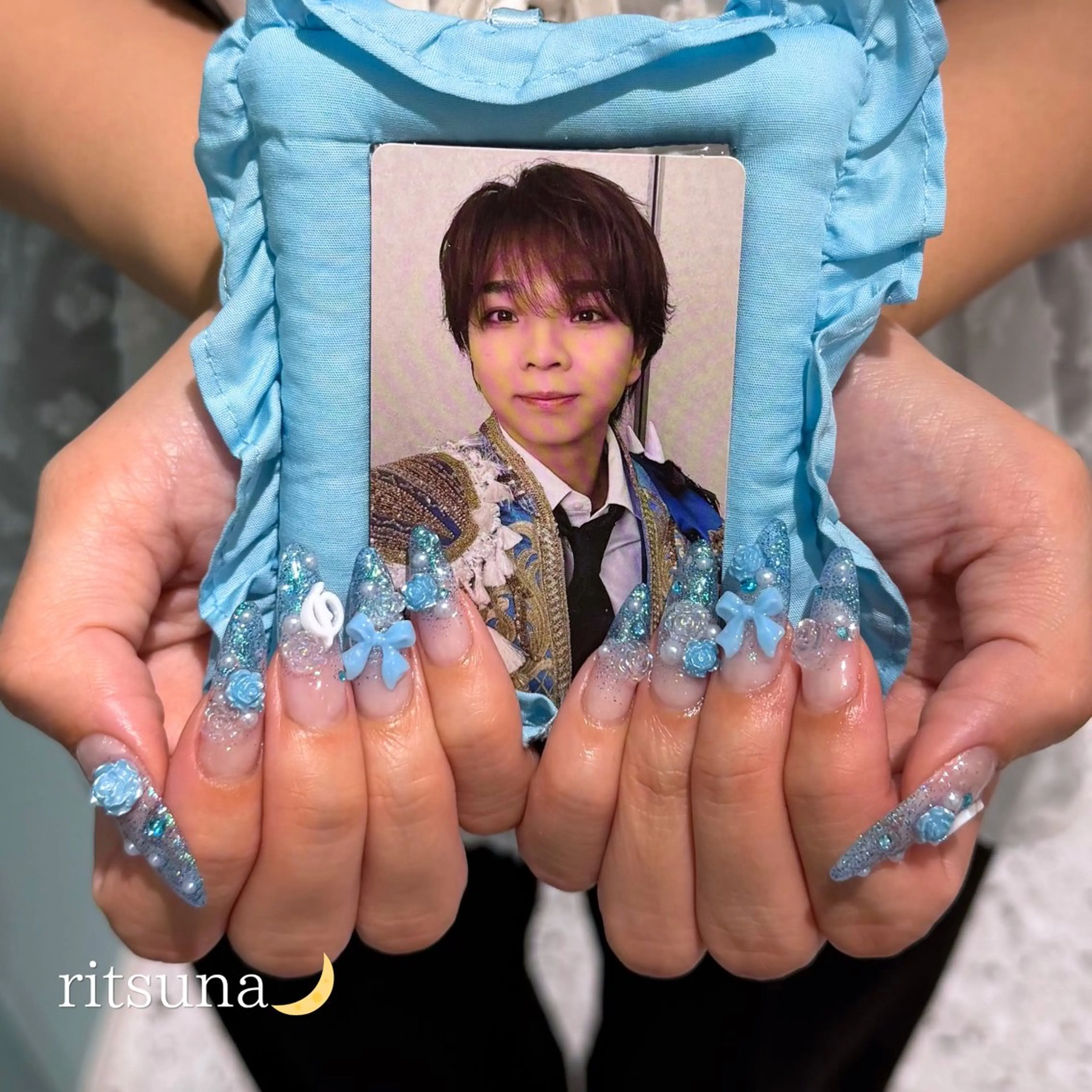 ネイル ハンドネイル ritsuna🌙 nail 堺筋本町のネイルデザイン
