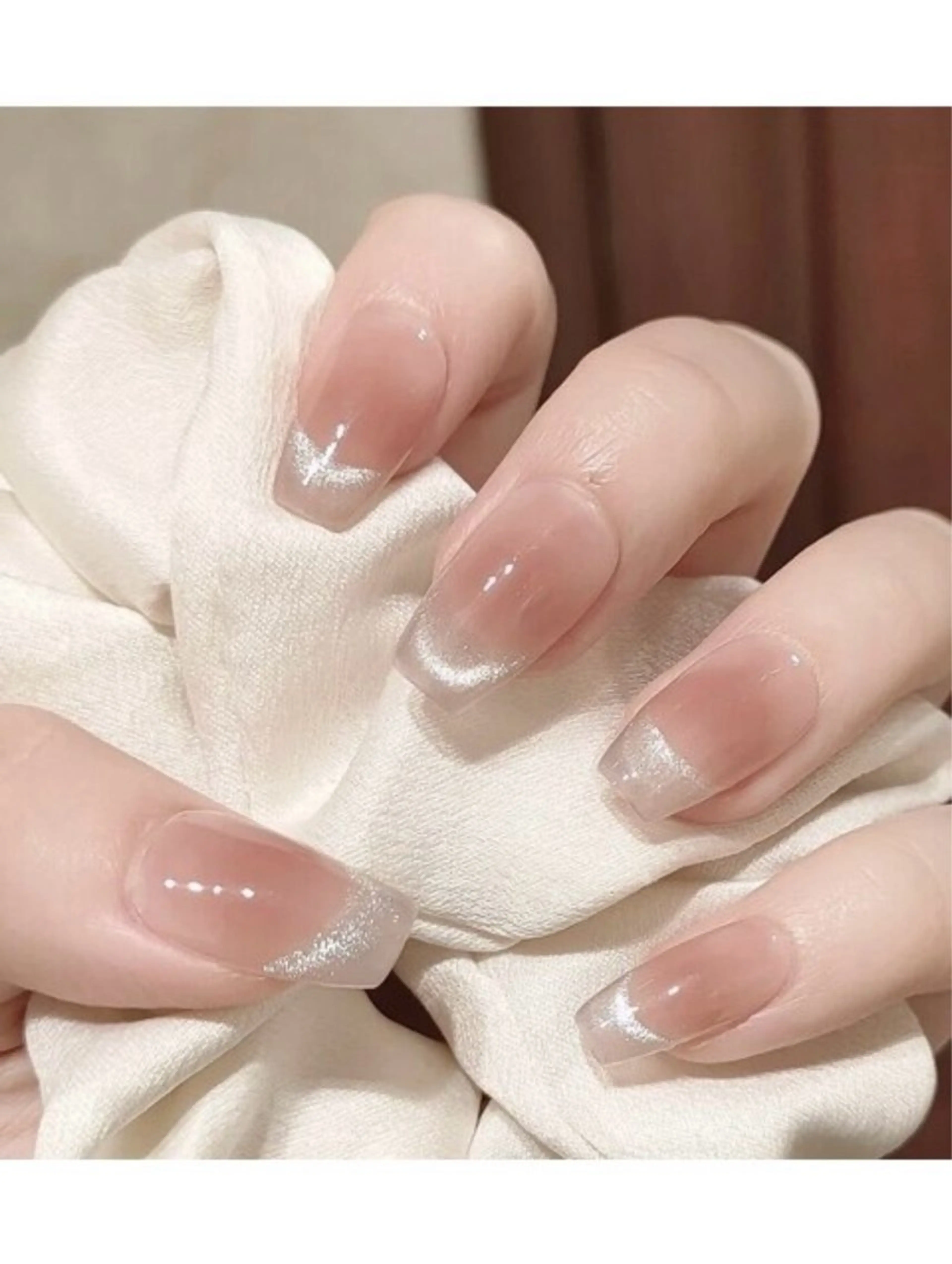オフあり🔮マグネットフレンチ×チーク🧲🩰の写真