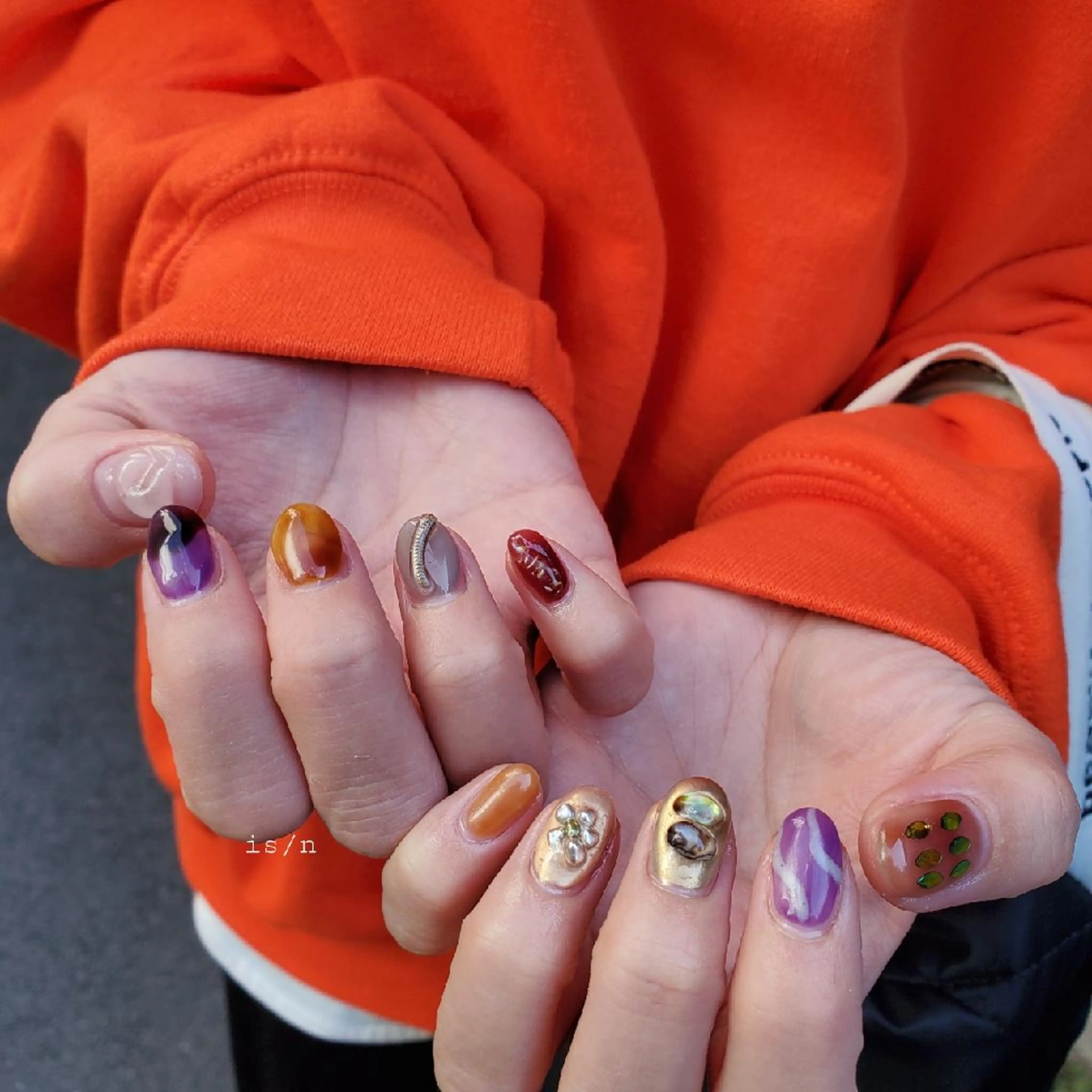 ネイル ハンドネイル 店長 佐藤のネイルデザイン