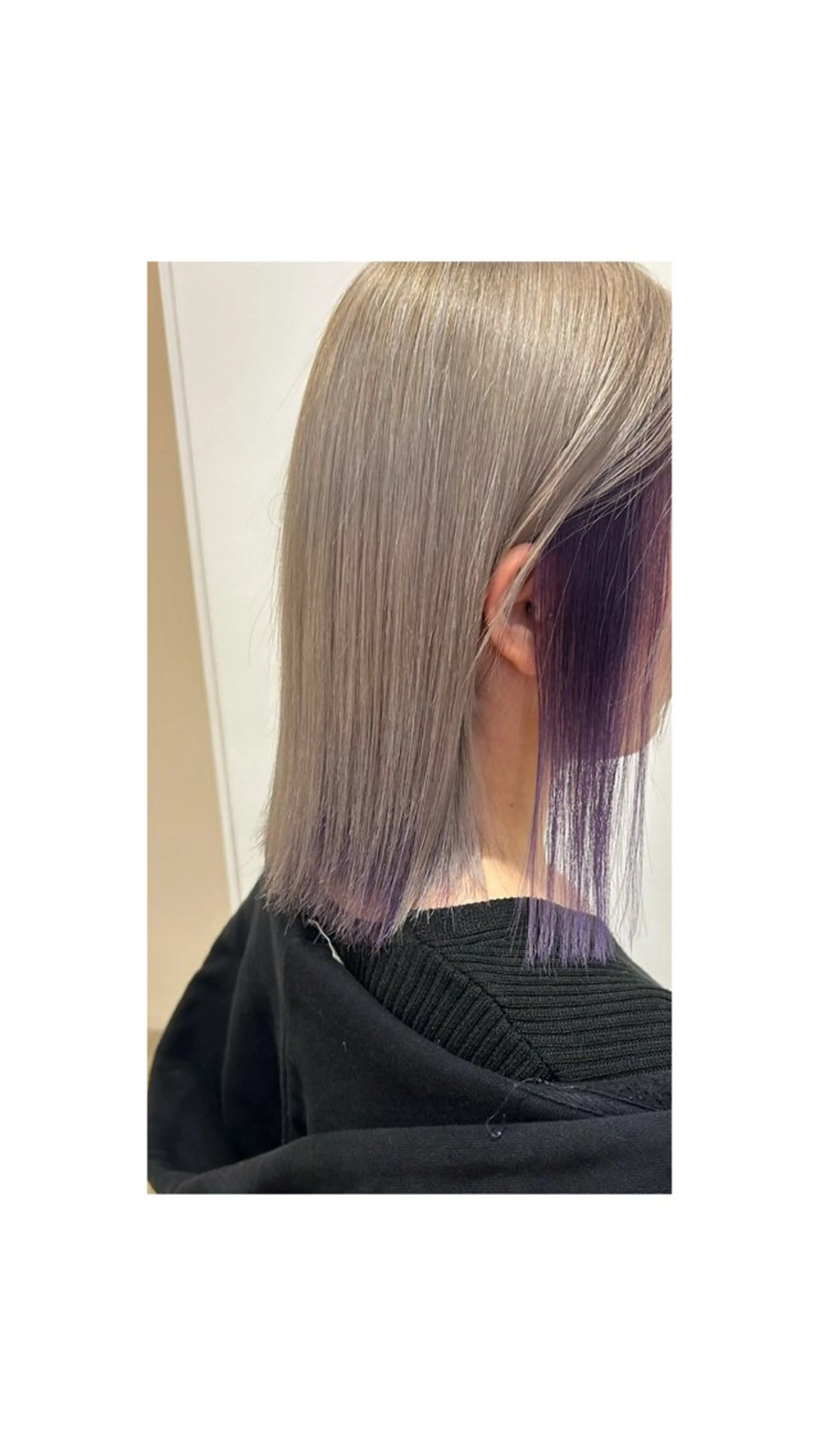 セミロング カラー ヘアカラー 楓恋🎀ブリーチ・カ ラーモデル募集中🎀のヘアスタイル