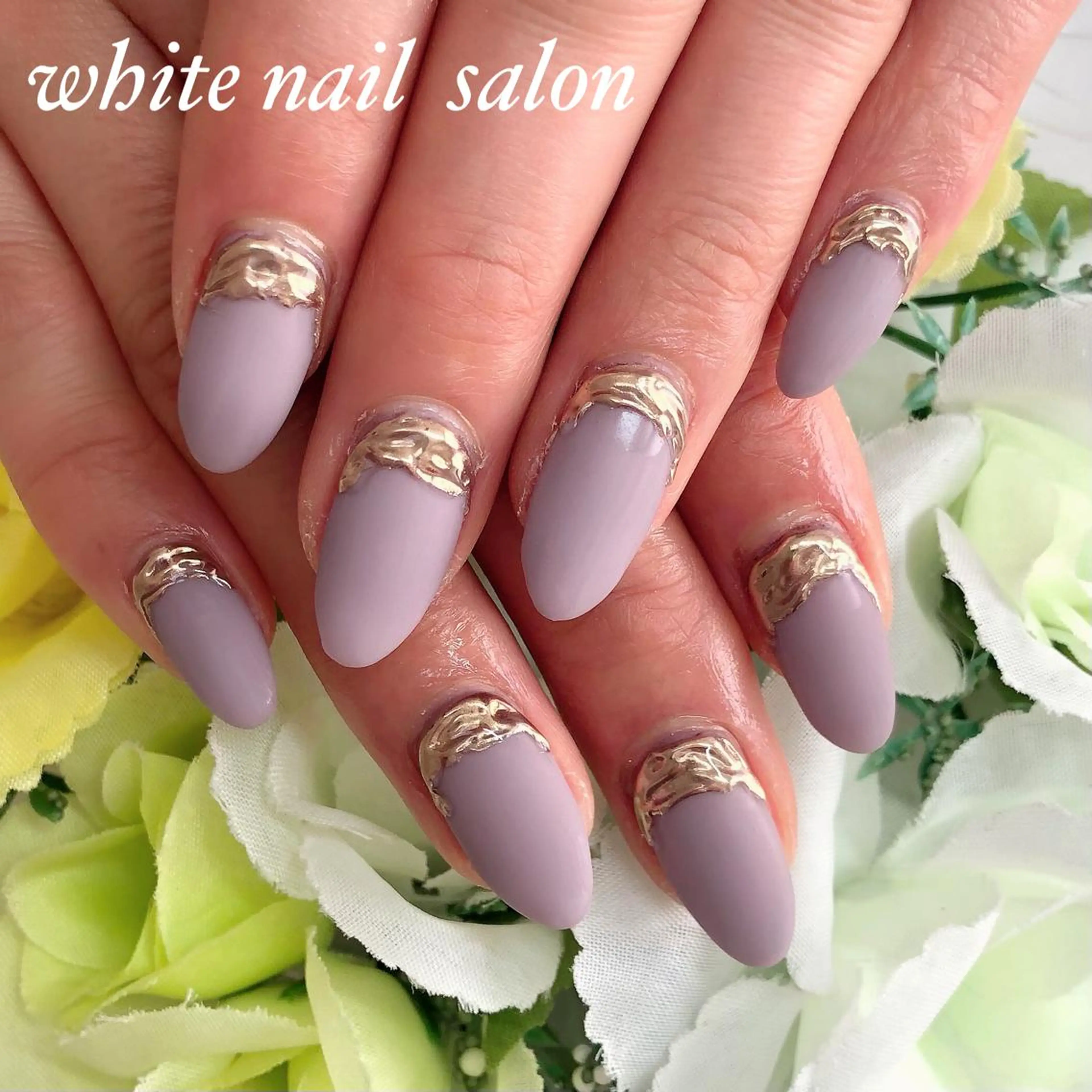 ネイル アートネイル フレンチネイル ジェルネイル ハードジェル 持ち込み ハンドネイル white nail salonのネイルデザイン