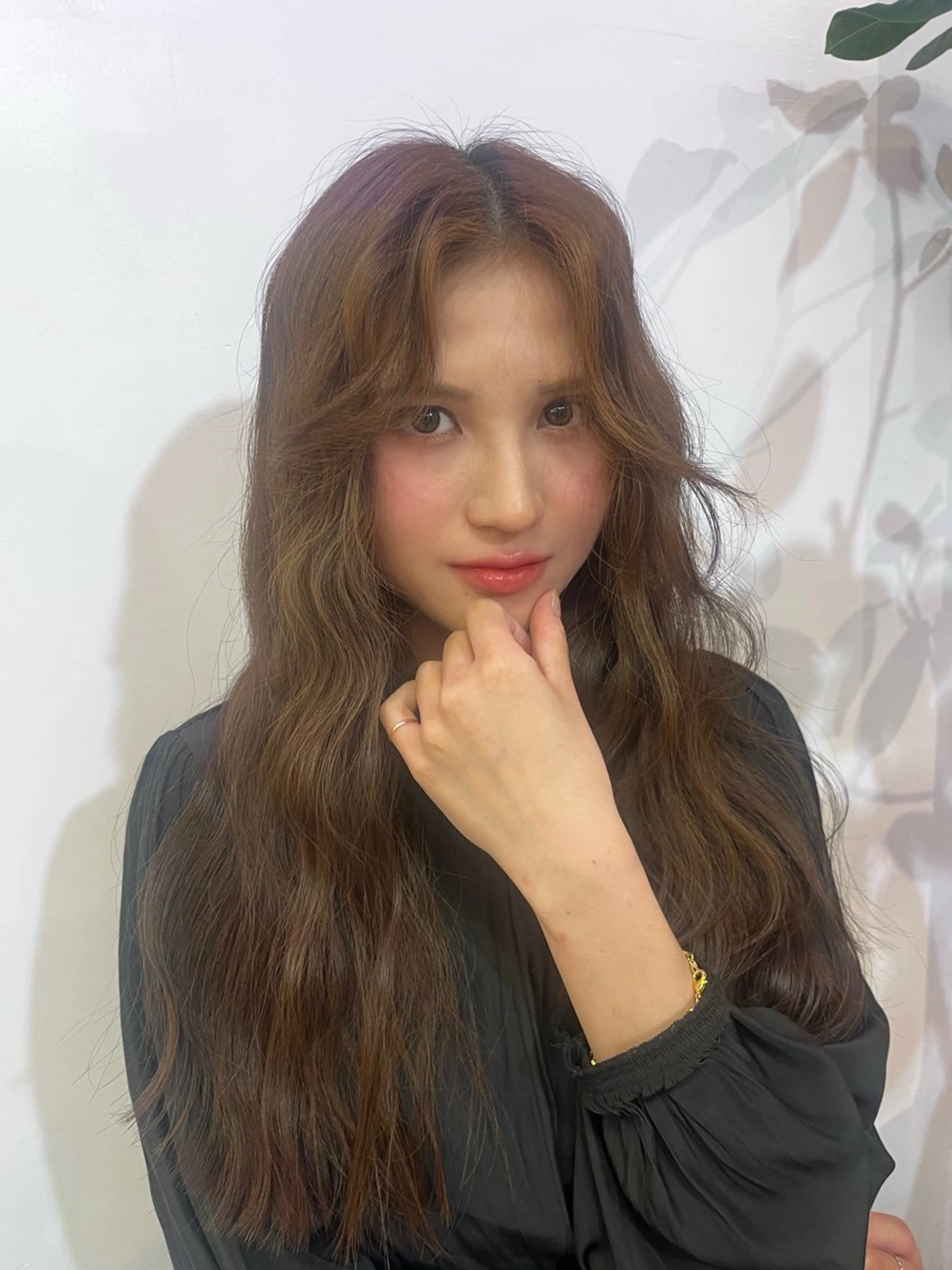 カラー ness 一花のヘアスタイル