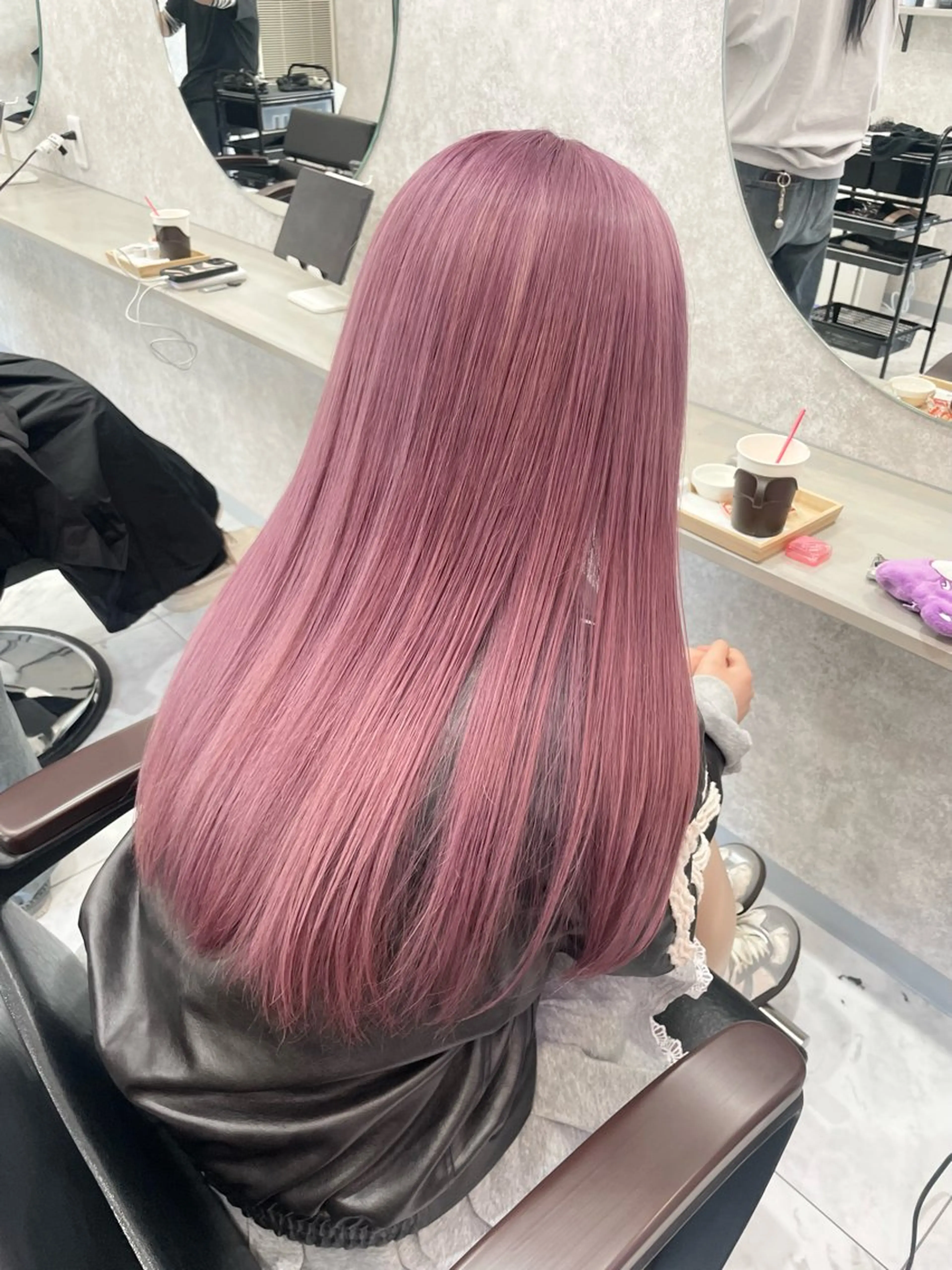 ロング 🦋ハイトーン🦋 石山 希理🦋のヘアスタイル