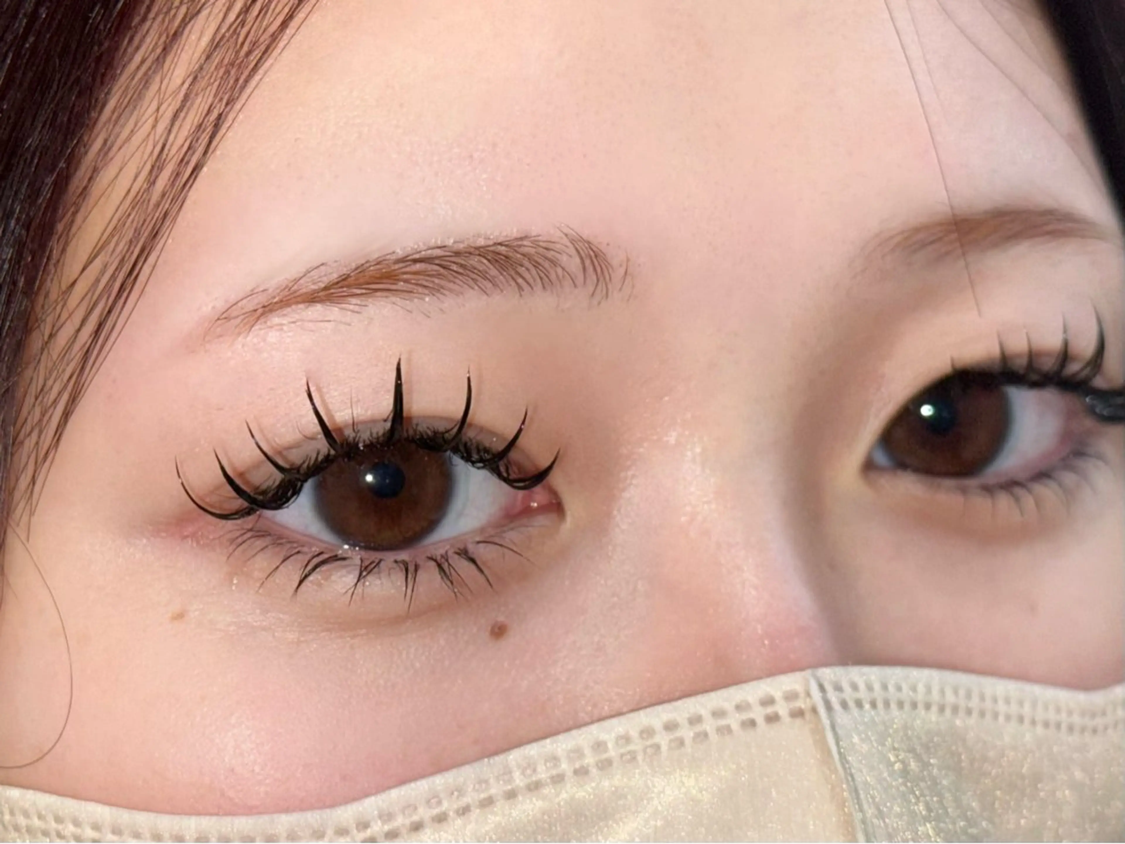 《🫧ご新規様限定🫧》ダブルフラットラッシュ　両目100束🎀／濃さ&ボリューム✨／倉敷市／福井駅の写真