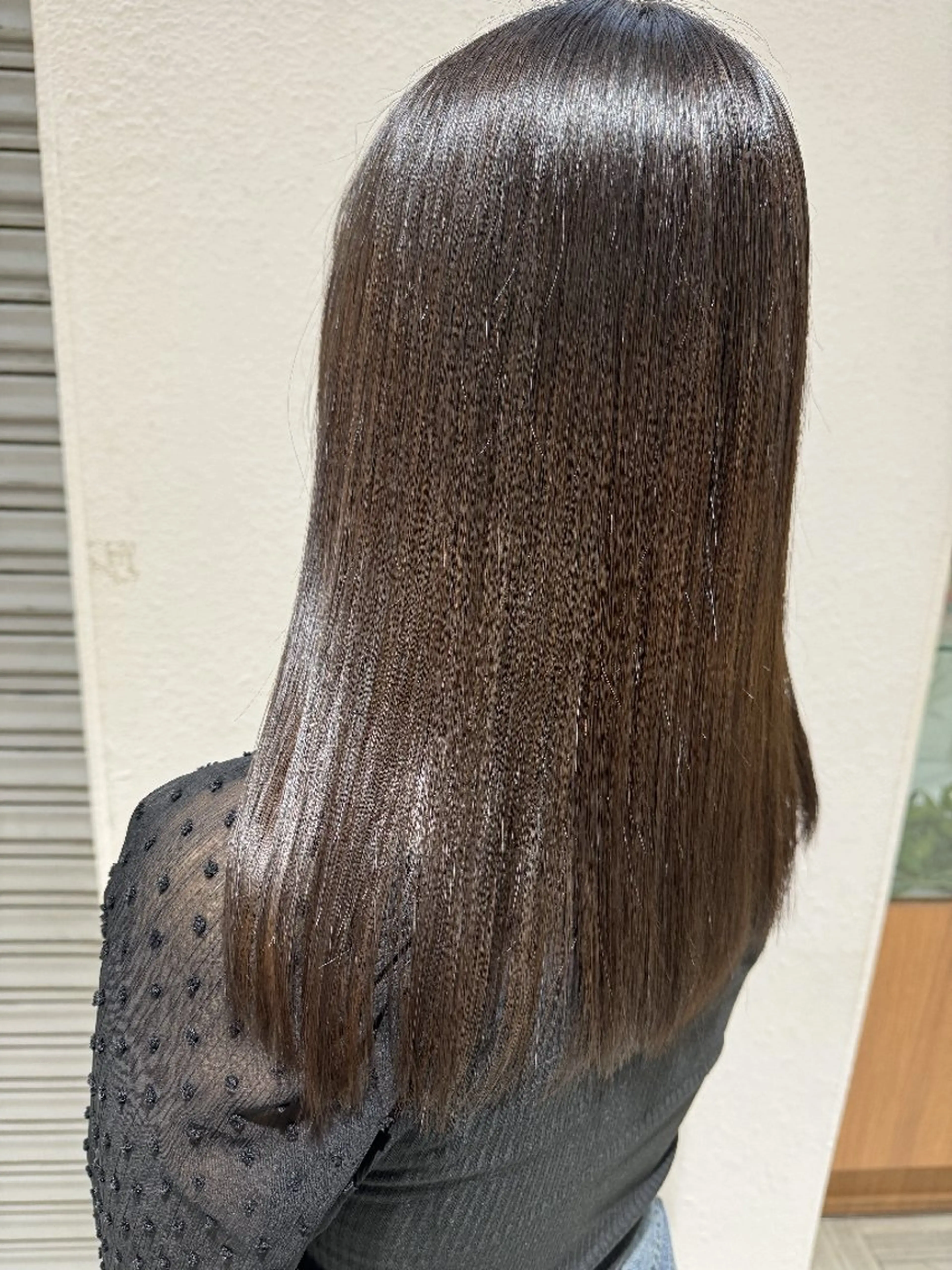 ロング 岩崎 秀之のヘアスタイル