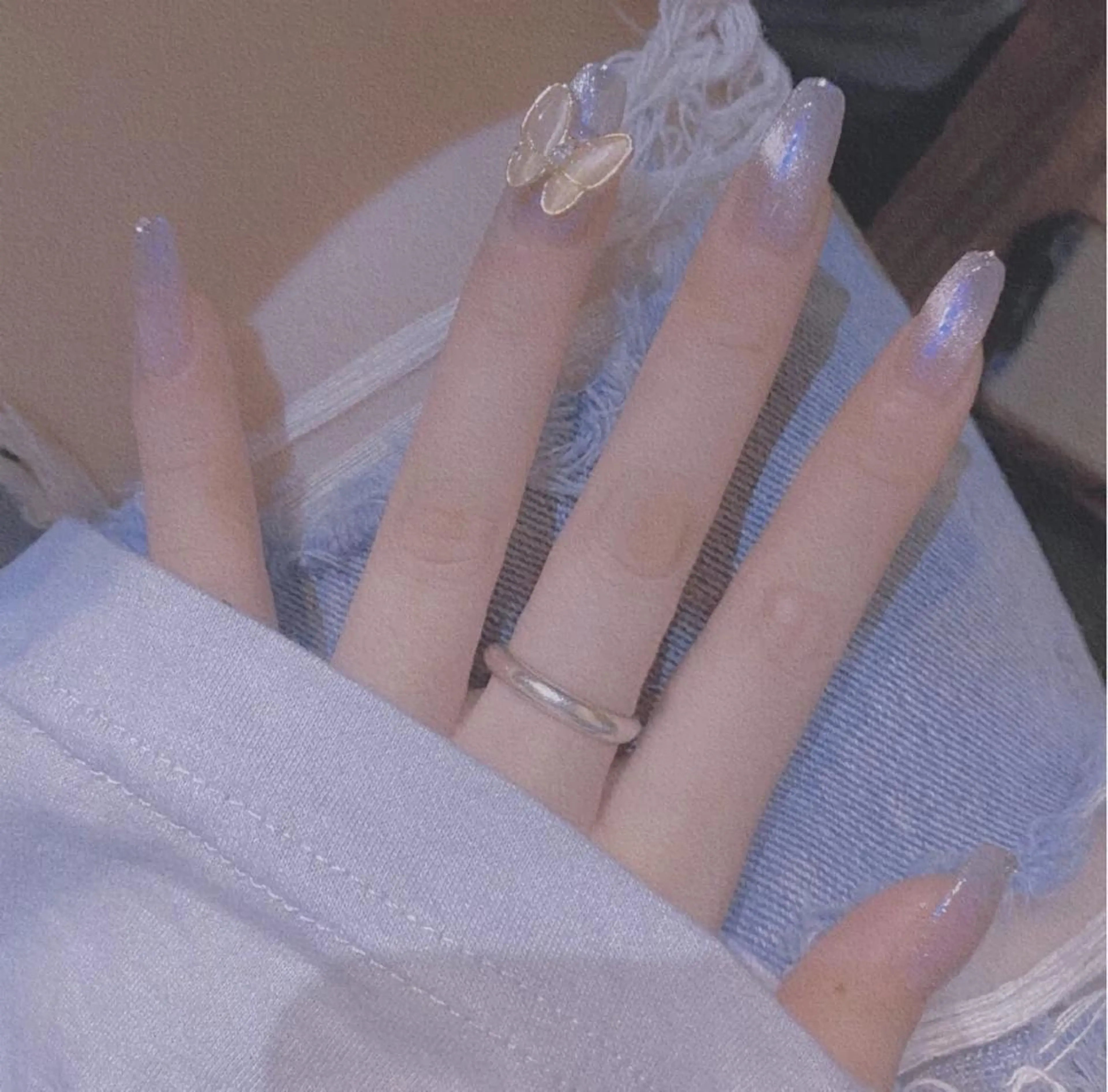 ネイル 🦋ネイルサロン ブラン🌈ゆりのネイルデザイン