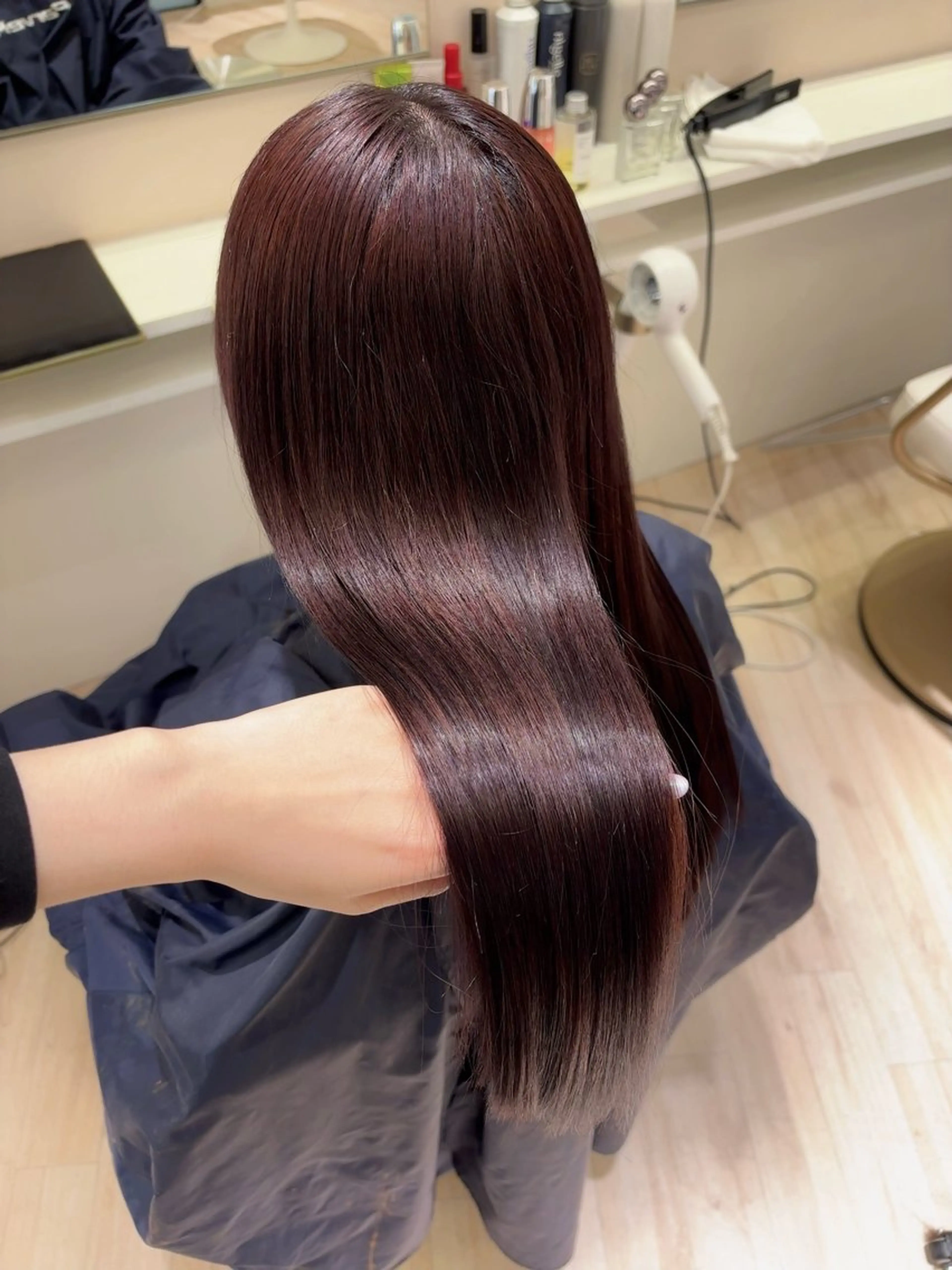 ロング カラー ParveMix 岡本えりかのヘアスタイル