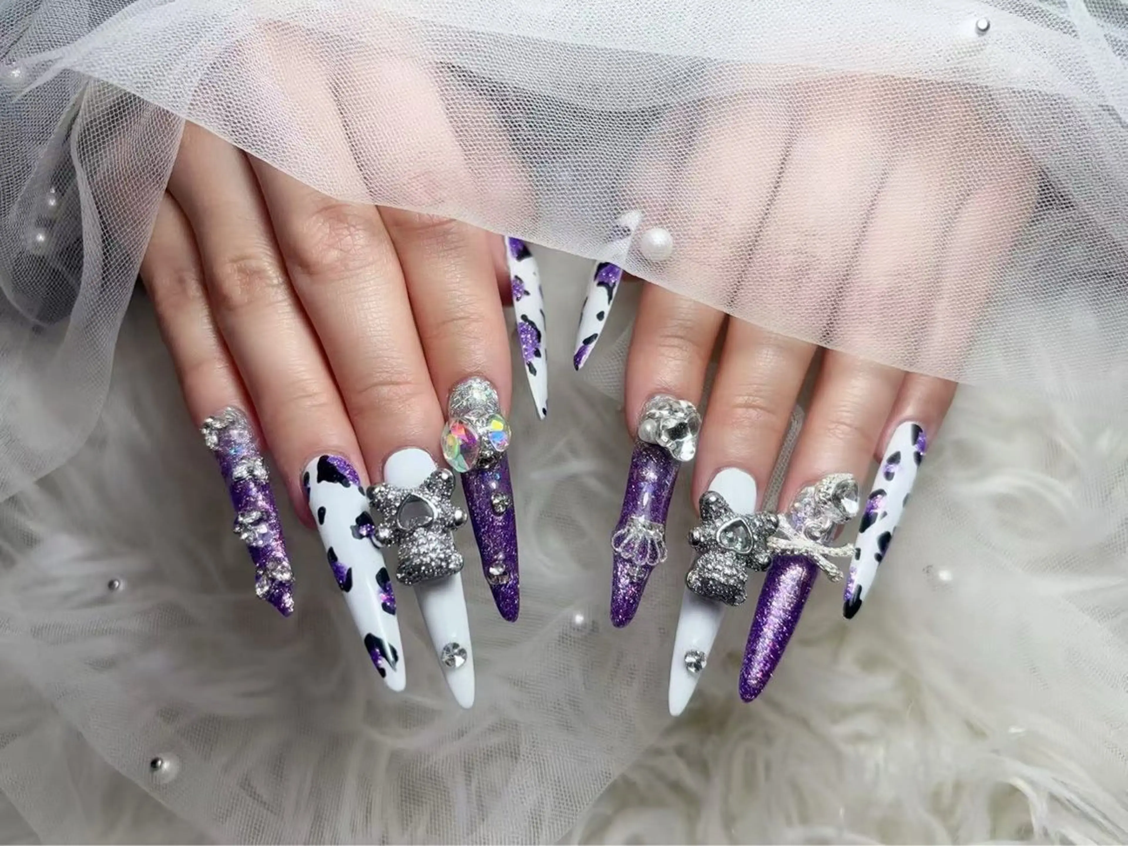 ロング ハンドネイル K‘s nail salonのネイルデザイン