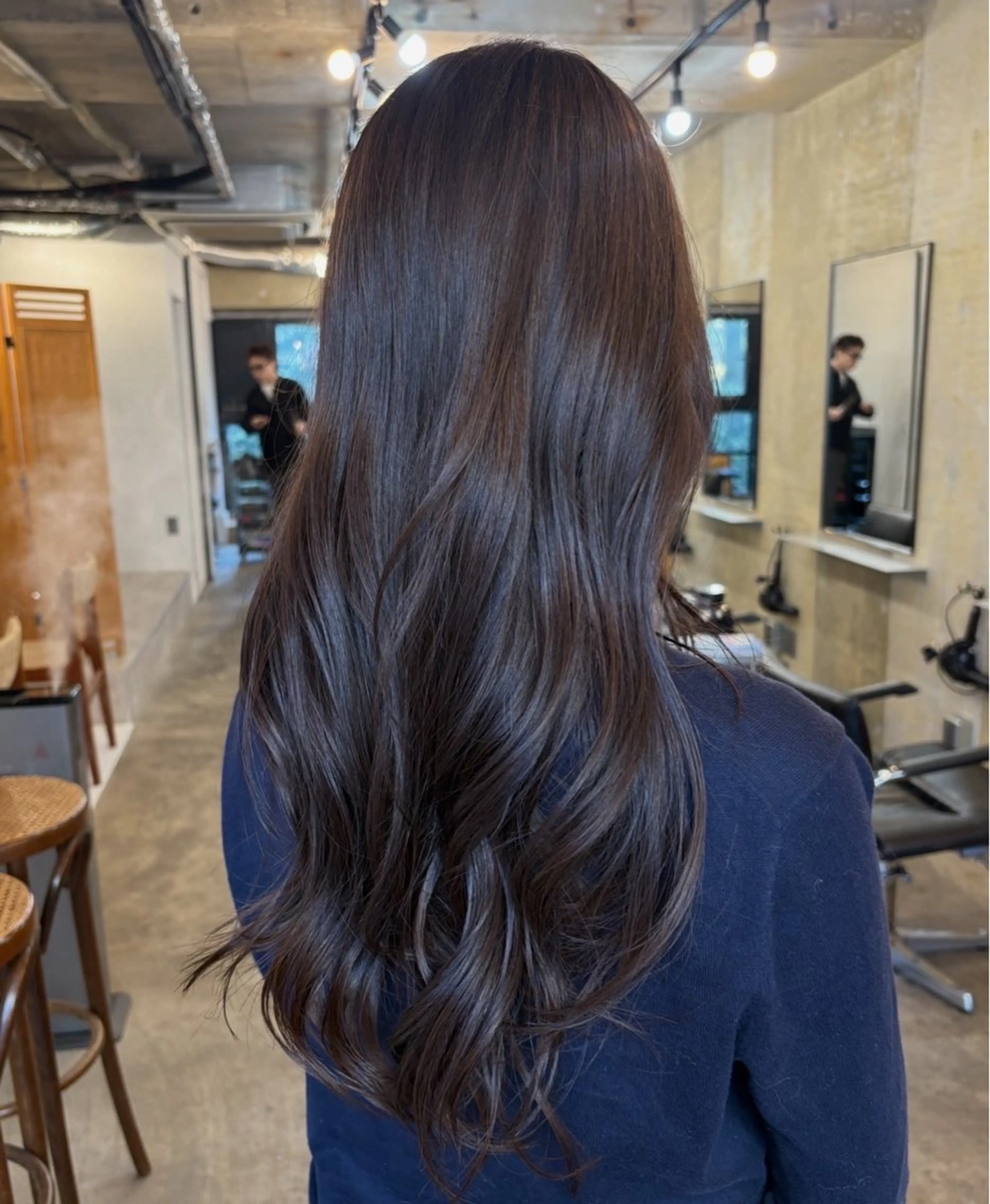 ロング トリートメント ヘアカラー 柳瀬 和香奈のヘアスタイル