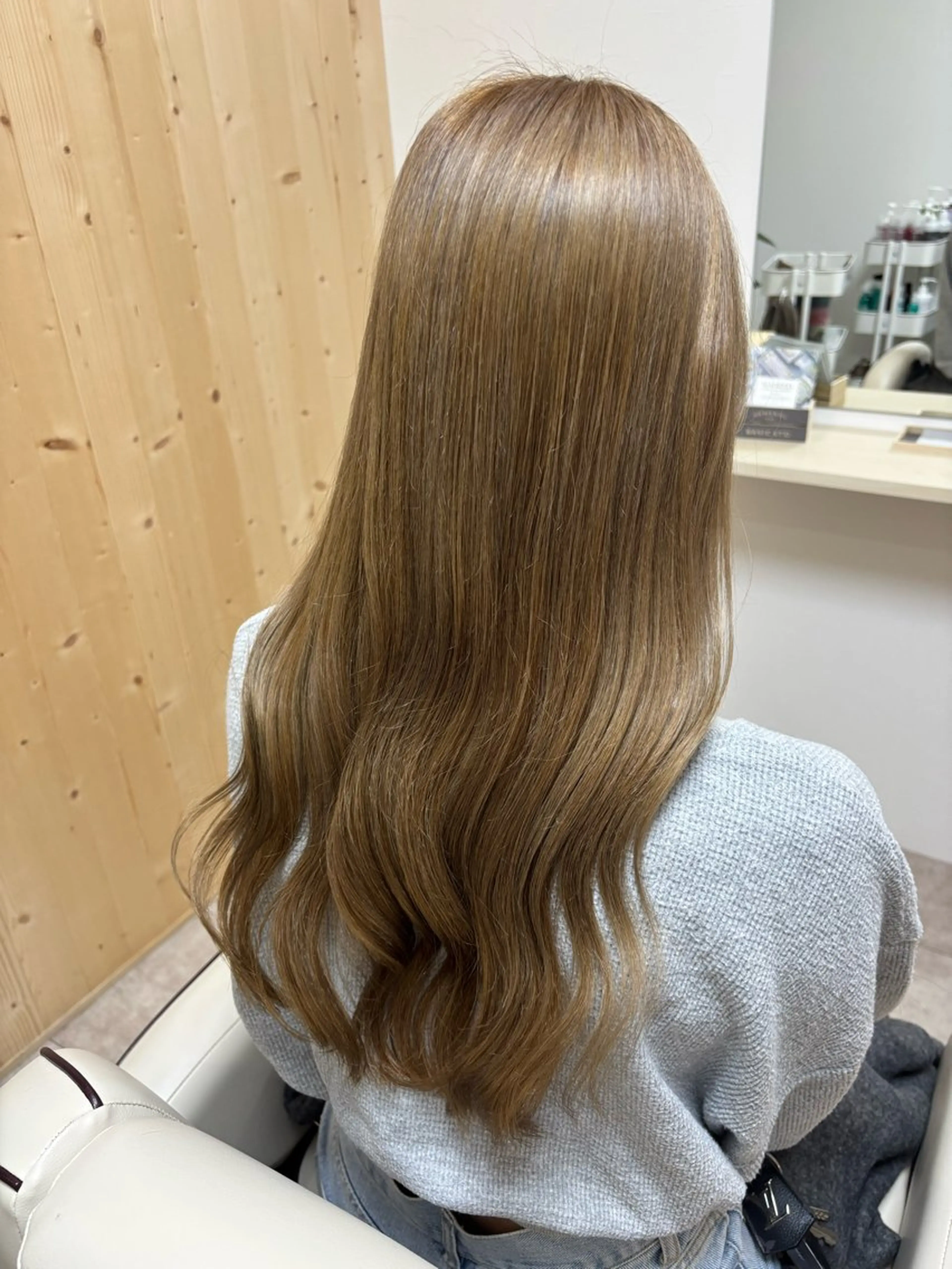 ロング カラー カット ヘアカラー トリートメント akane/大和田 駅/ Garanceのヘアスタイル