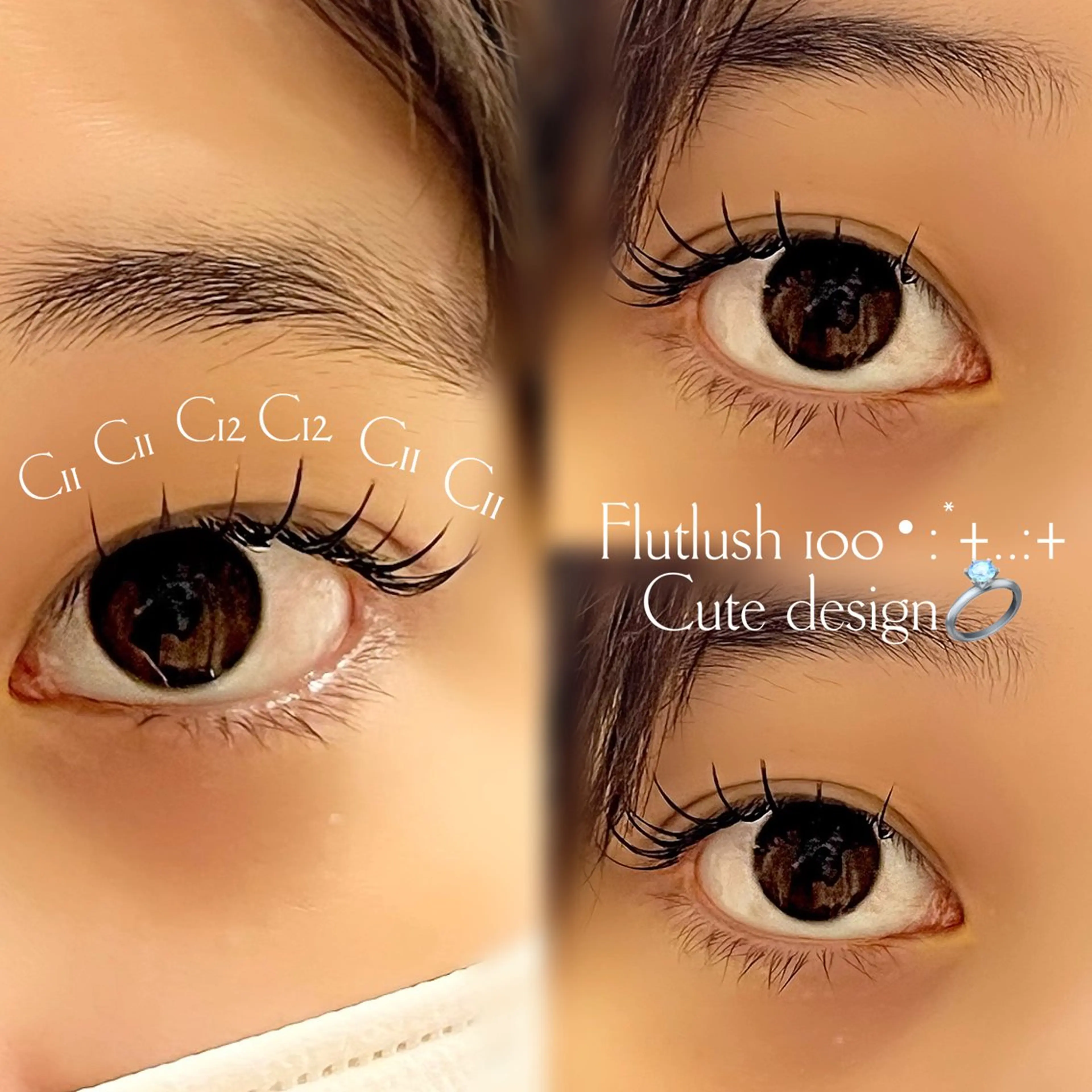 マツエク・マツパ マツエク 名駅/名古屋/ まつパ/Kannaのマツエク・マツパデザイン